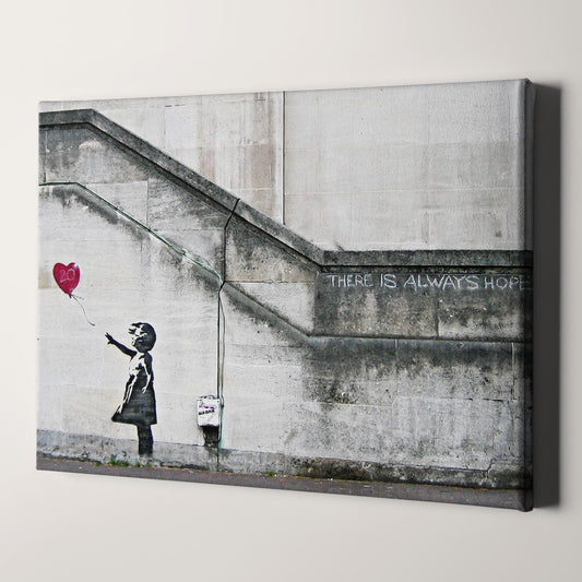 Girl with Red Balloon by Banksy