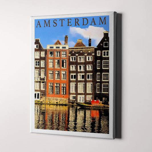 Amsterdam Travel Poster