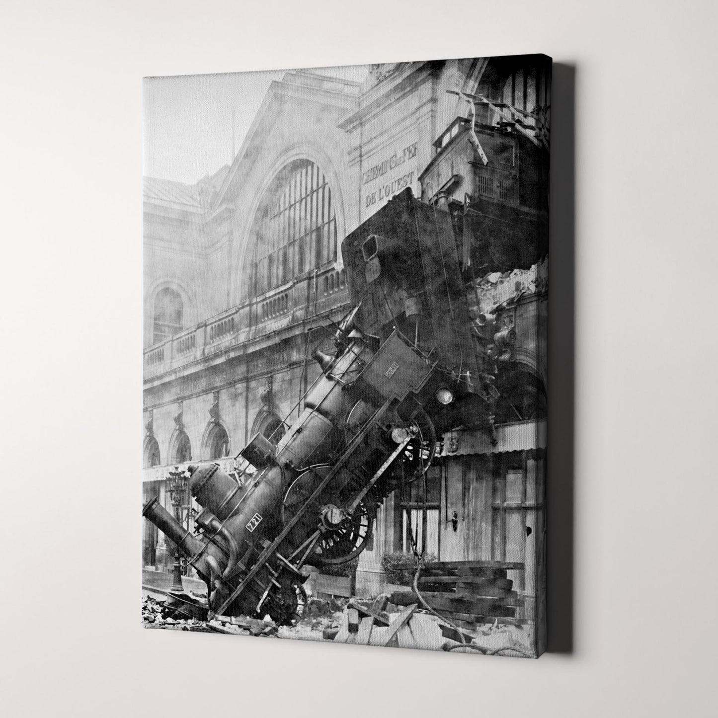 Train Wreck at Montparnasse 1895