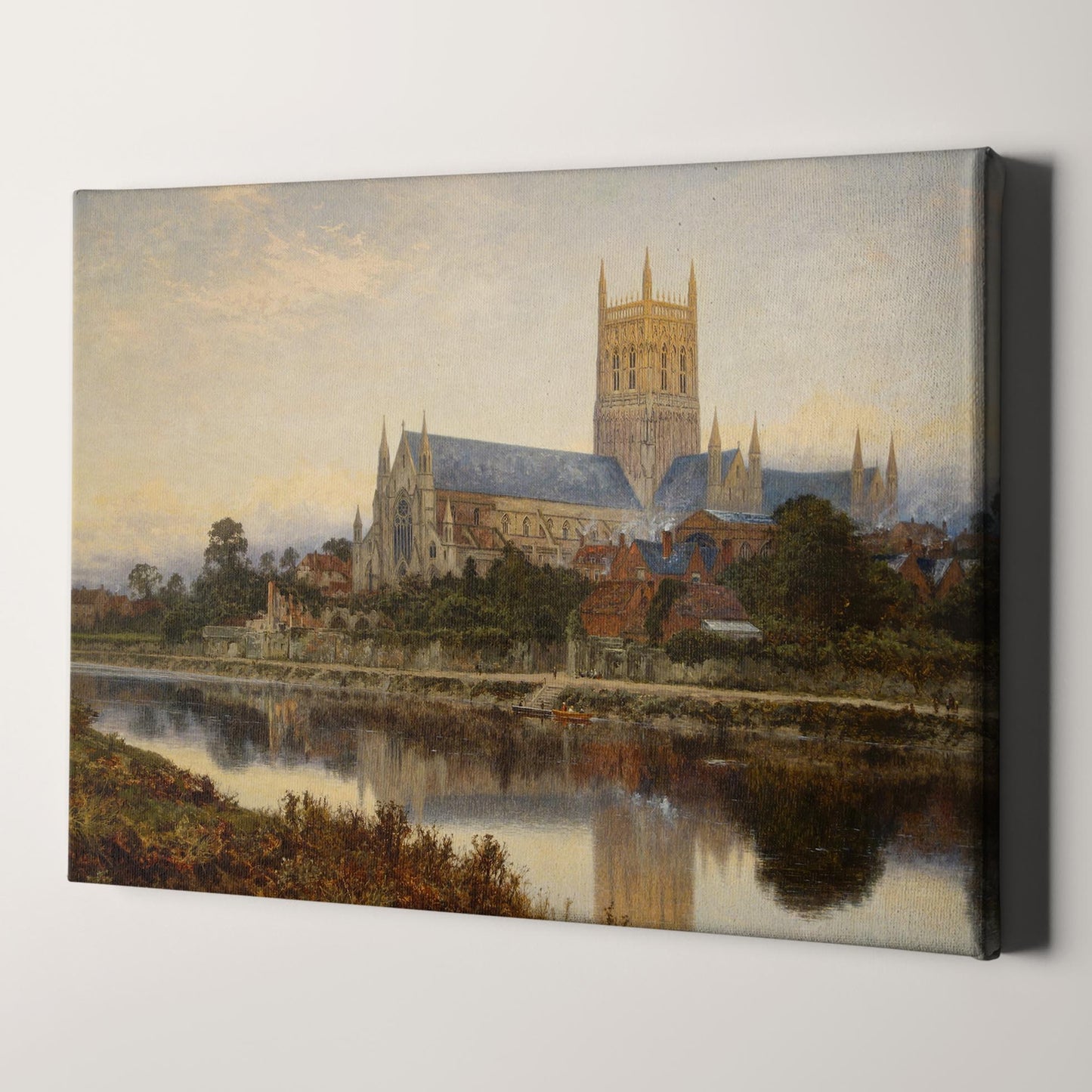 Worcester Cathedral by Benjamin Williams Leader