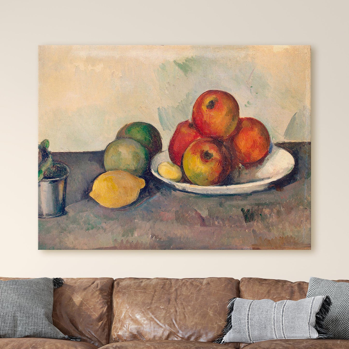 Still Life with Apples and Lemons by Paul Cezanne