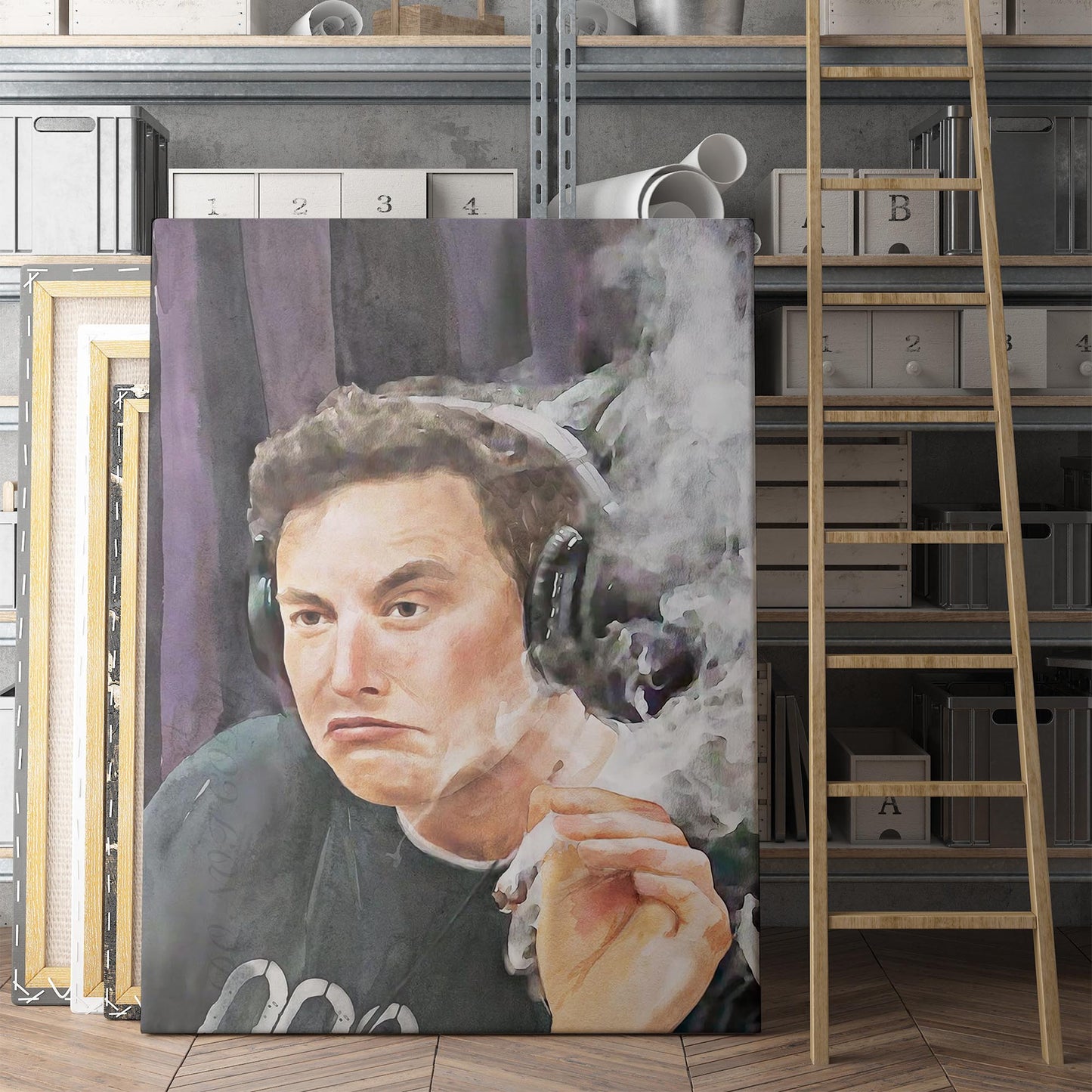 Elon Musk Smoking