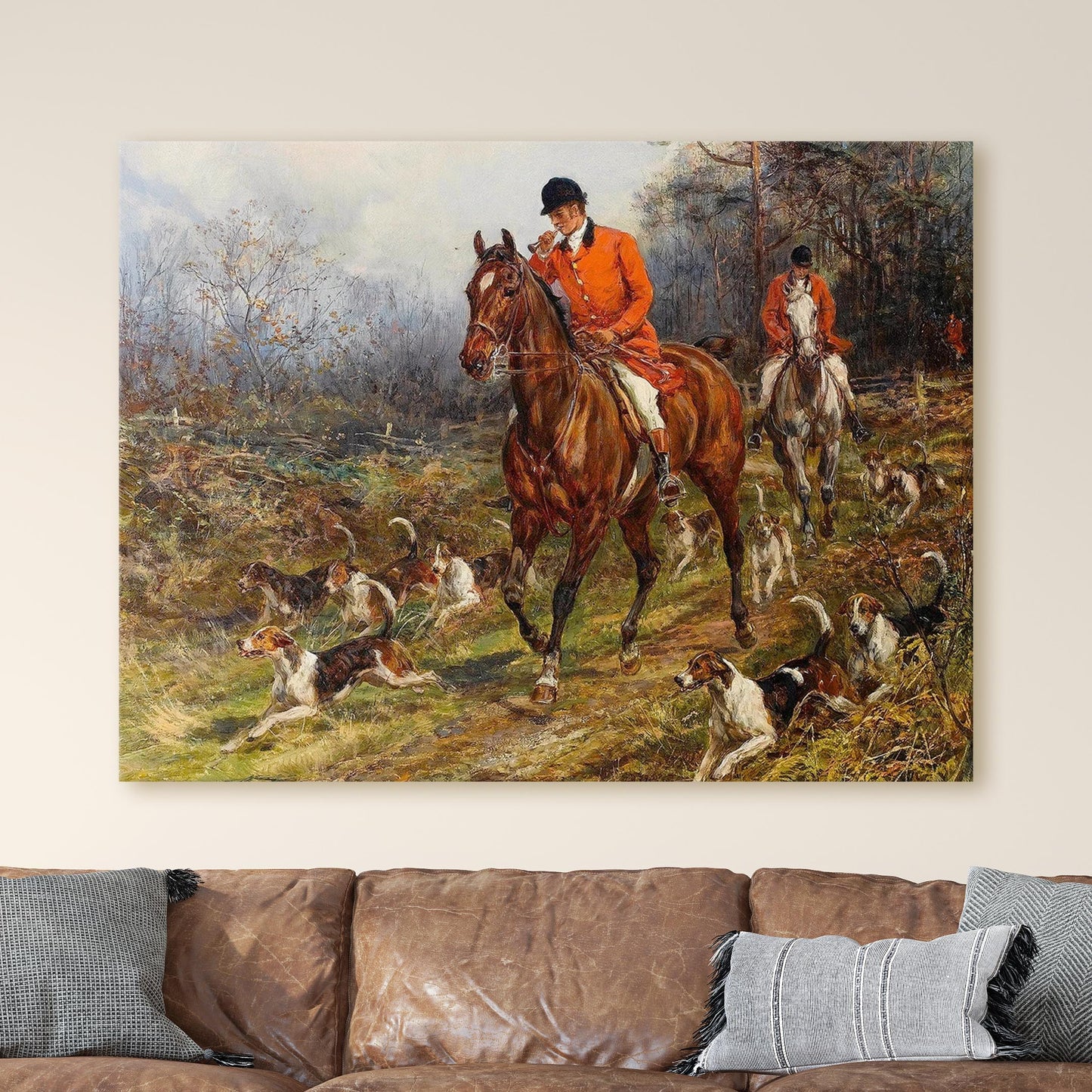 Horses and Hounds by Heywood Hardy