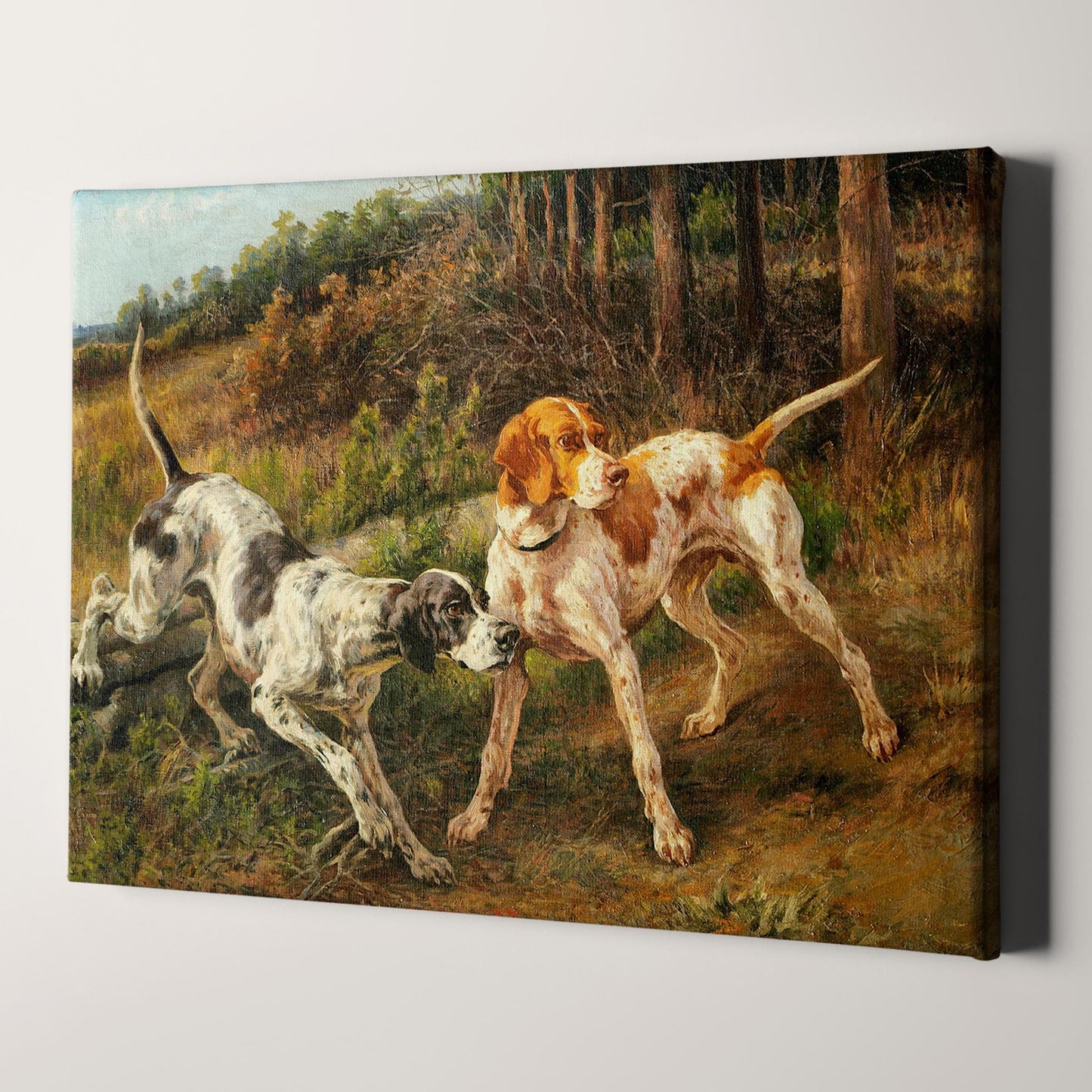 Two Pointers - Victorian Hunting Dogs by Edmund Henry Osthaus