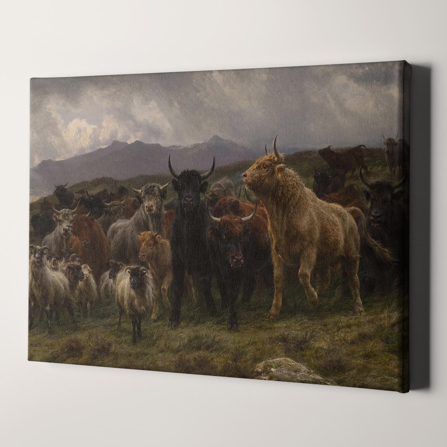 Highland Raid by Rosa Bonheur