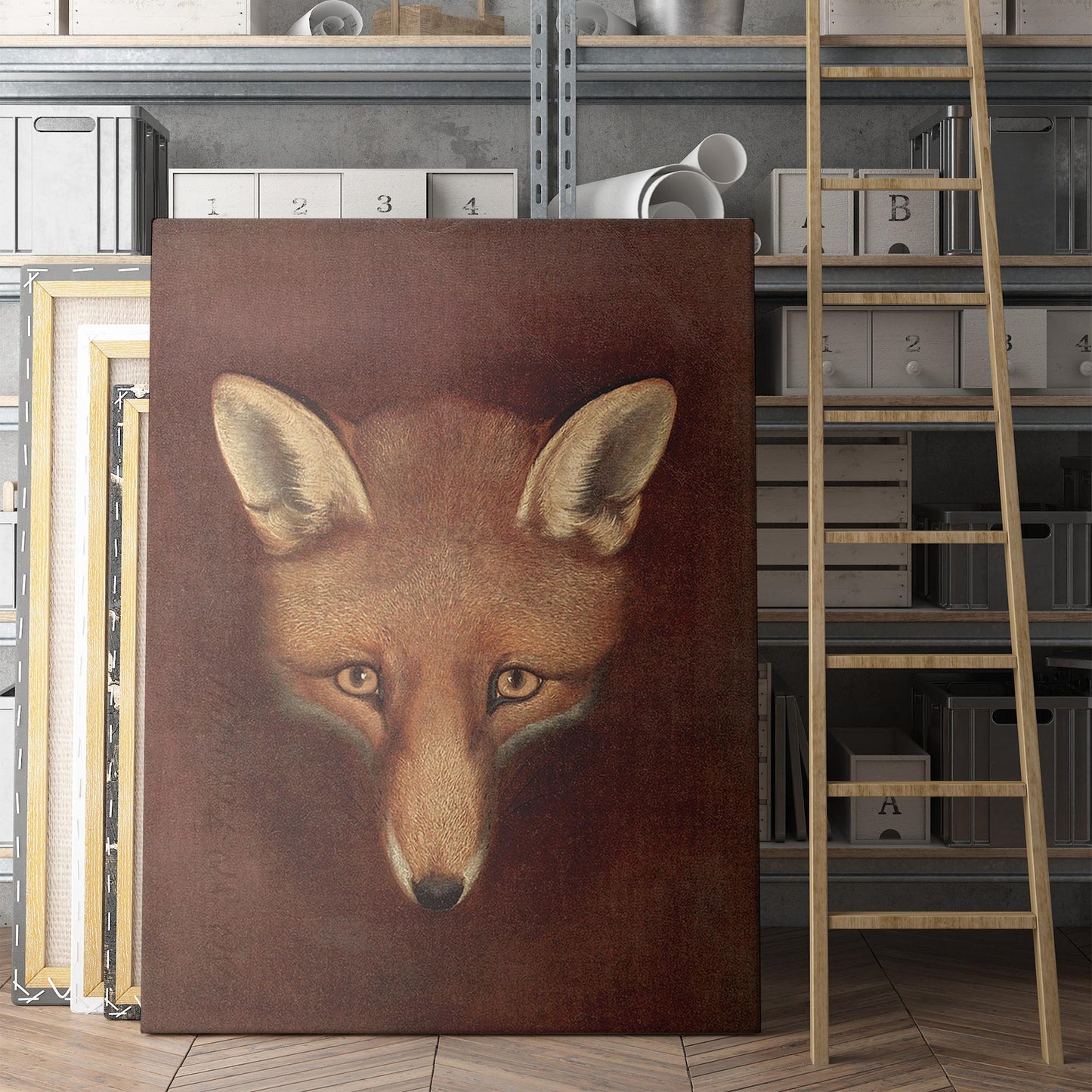 Fox Head by Reinagle