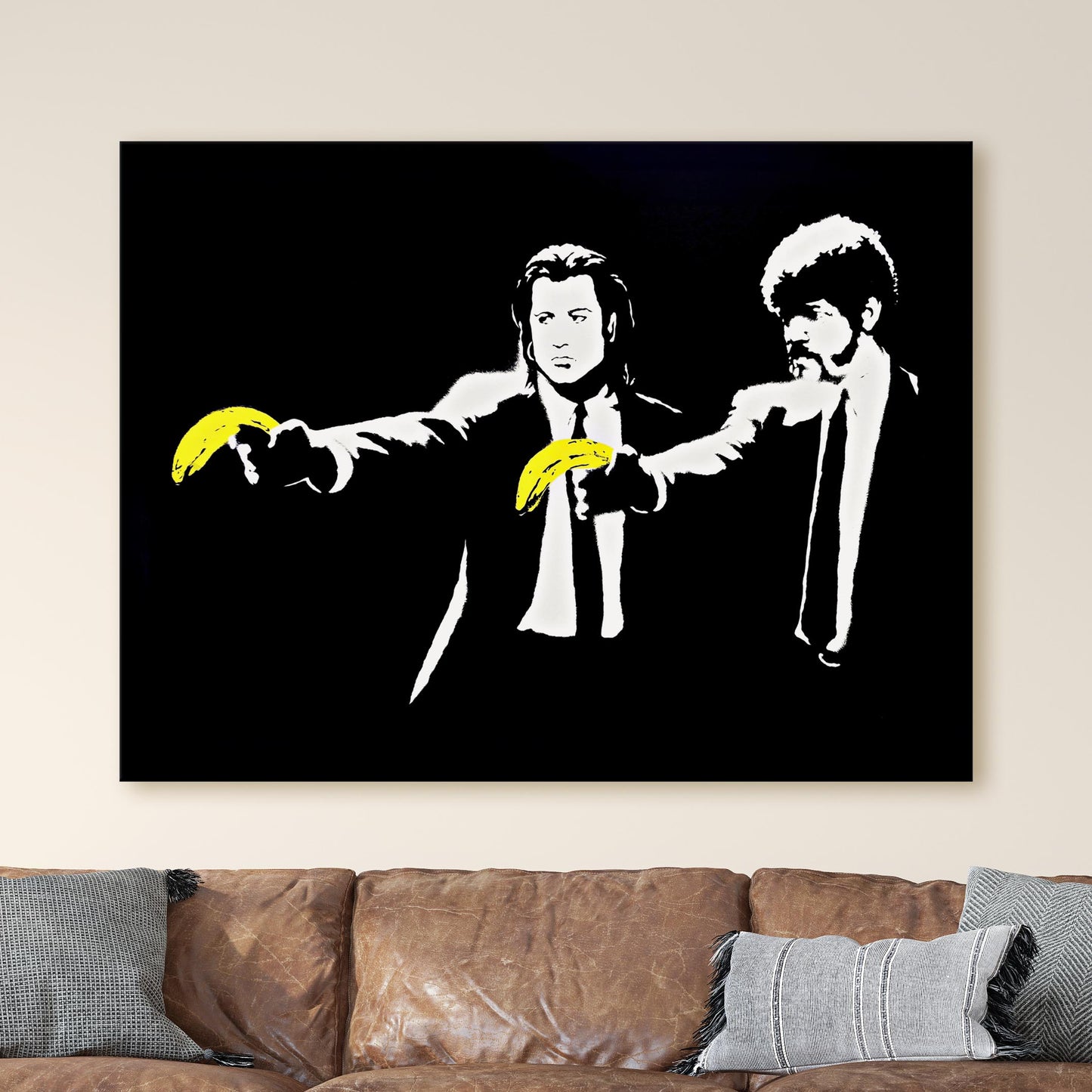 Pulp Fiction Bananas Banksy