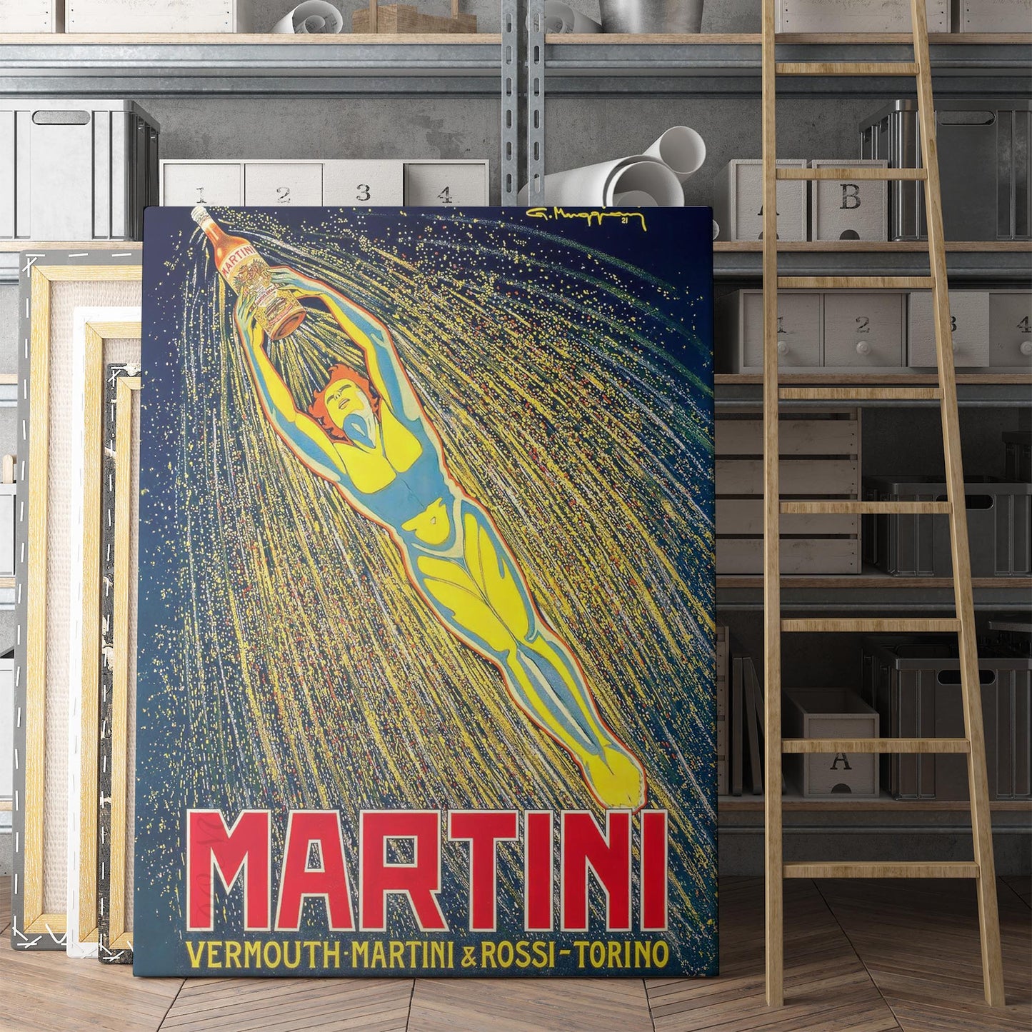 Martini Vermouth Vintage Poster