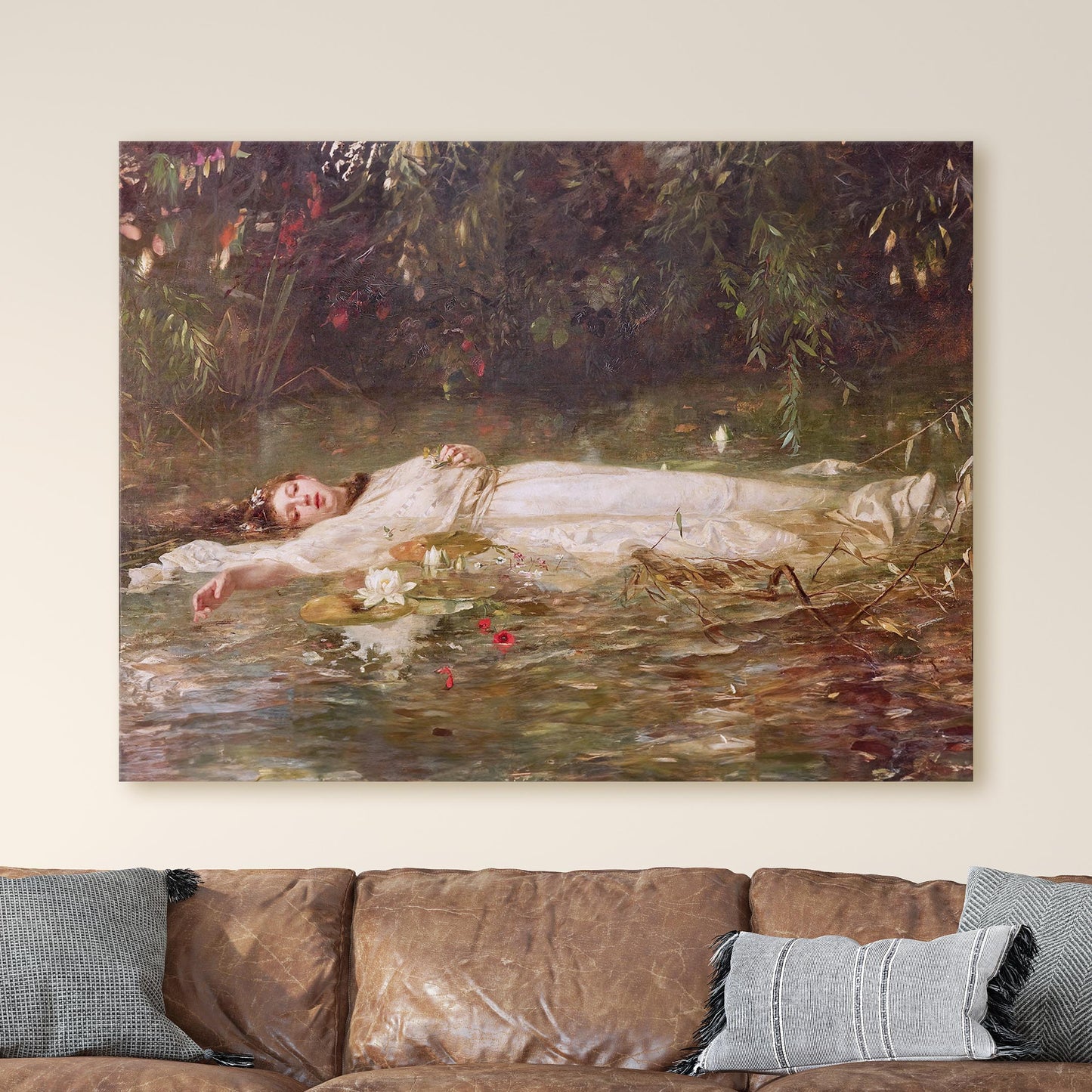 Ophelia by Friedrich Wilhelm Theodor Heyser