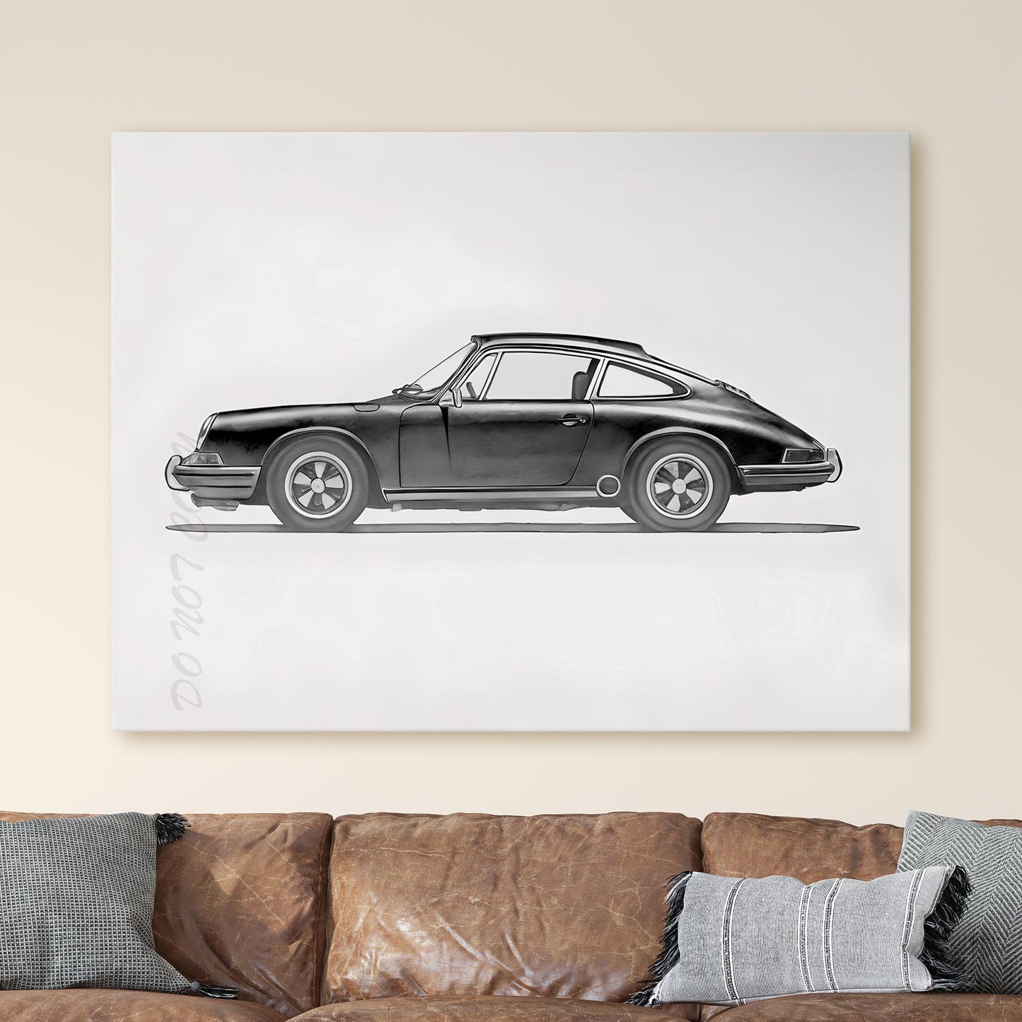 Classic Porsche 911 Drawing