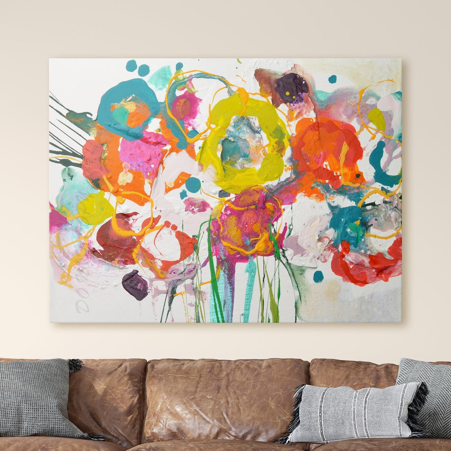 Abstract Flower Art