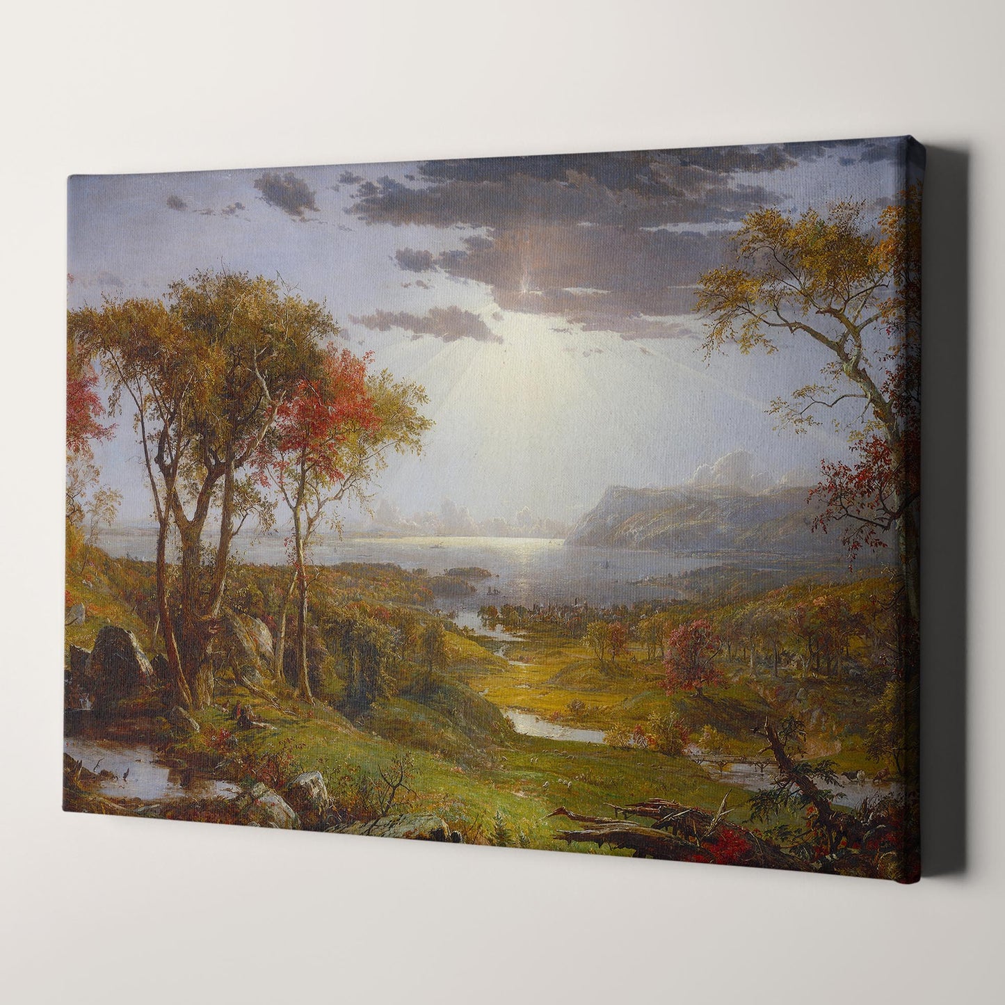 Autumn on the Hudson River by Jasper Francis Cropsey