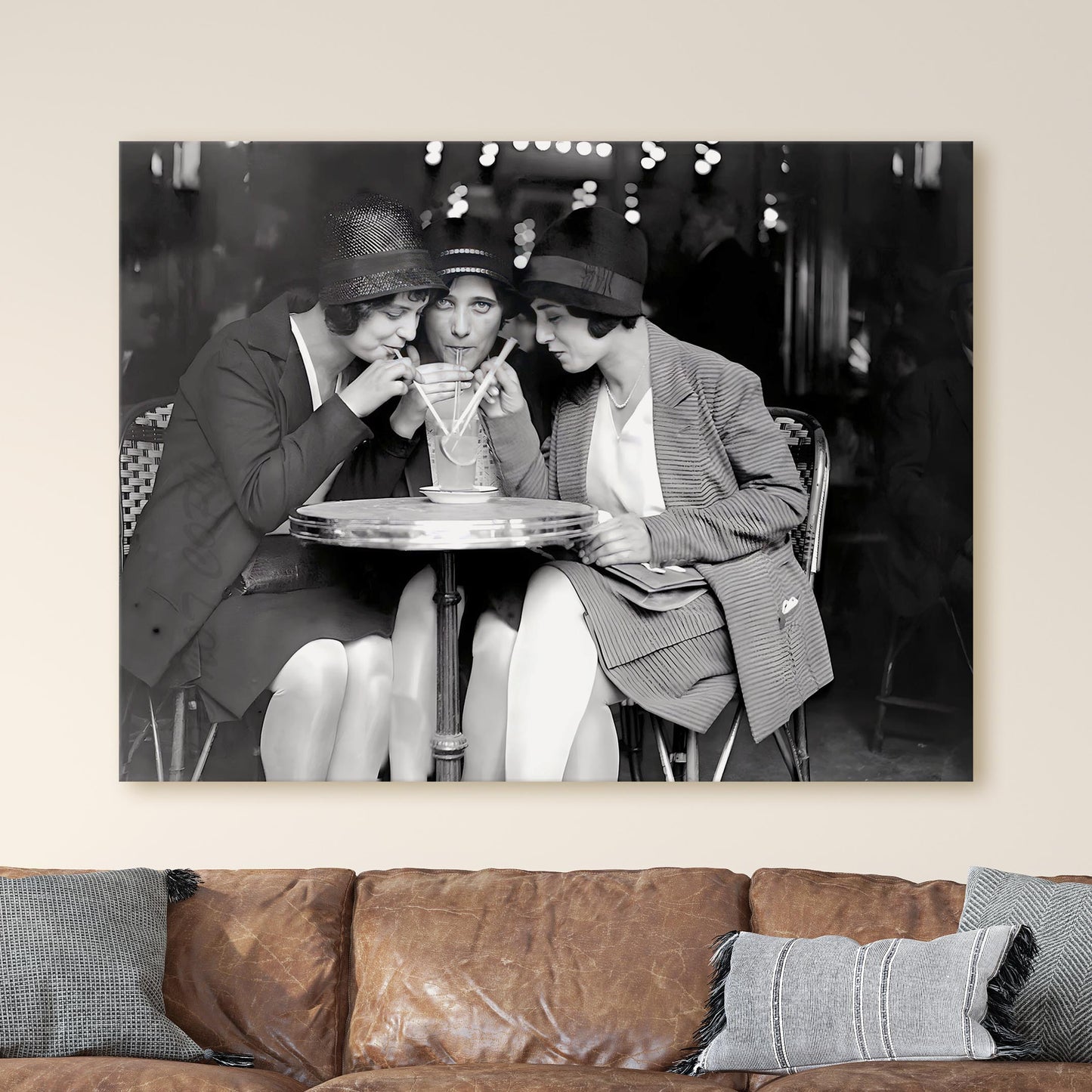 Women Sharing a Drink Paris, France 1929