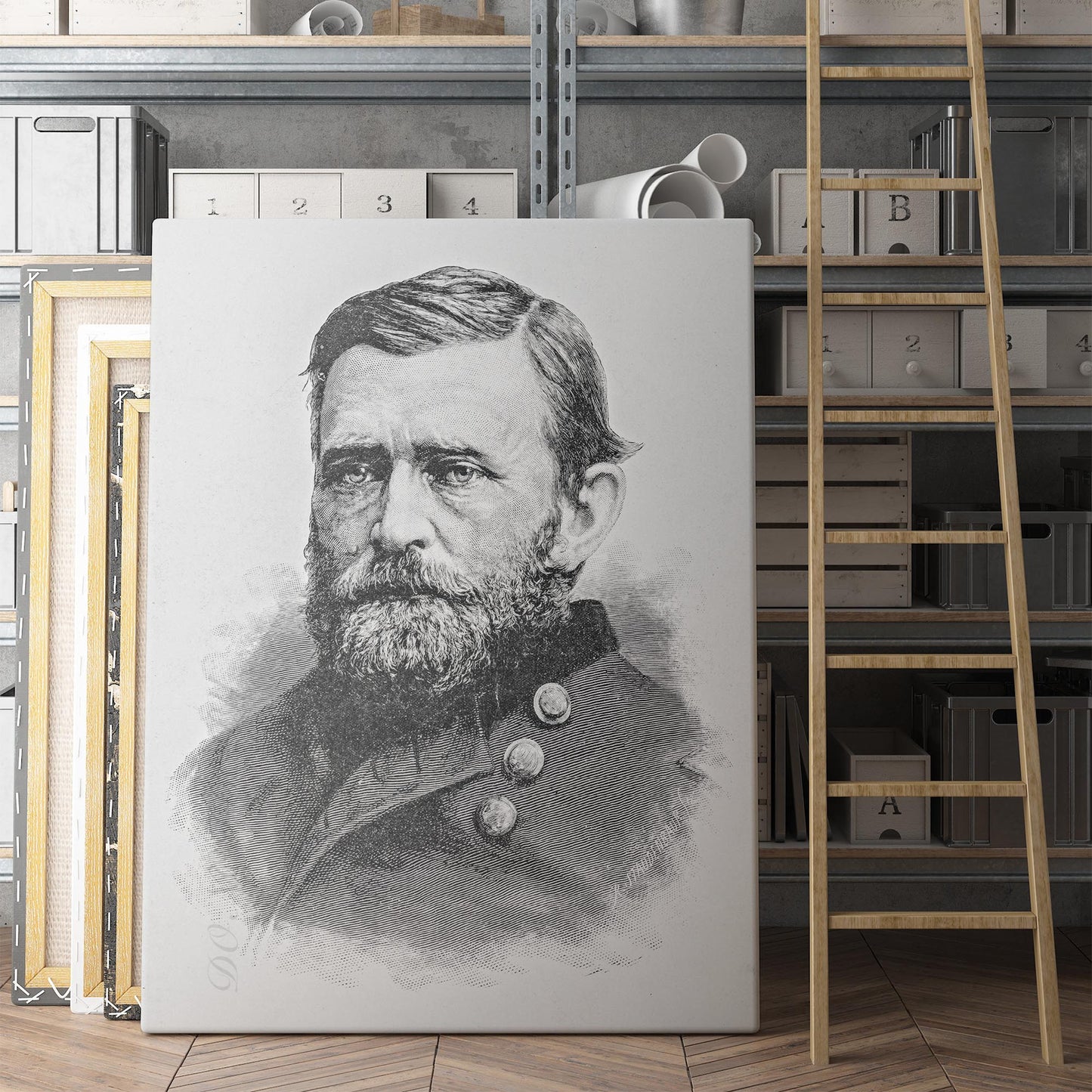 General Ulysses S. Grant Illustration