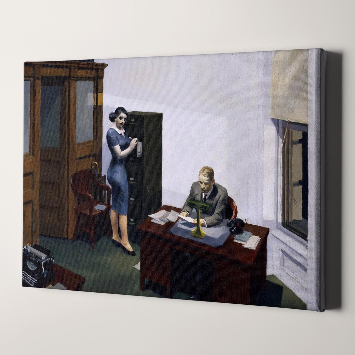 Office at Night by Edward Hopper