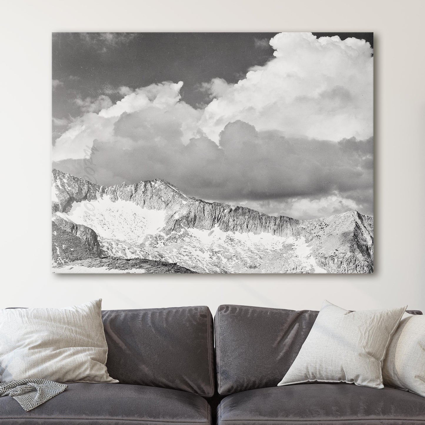 Clouds - White Pass Kings River Canyon by Ansel Adams