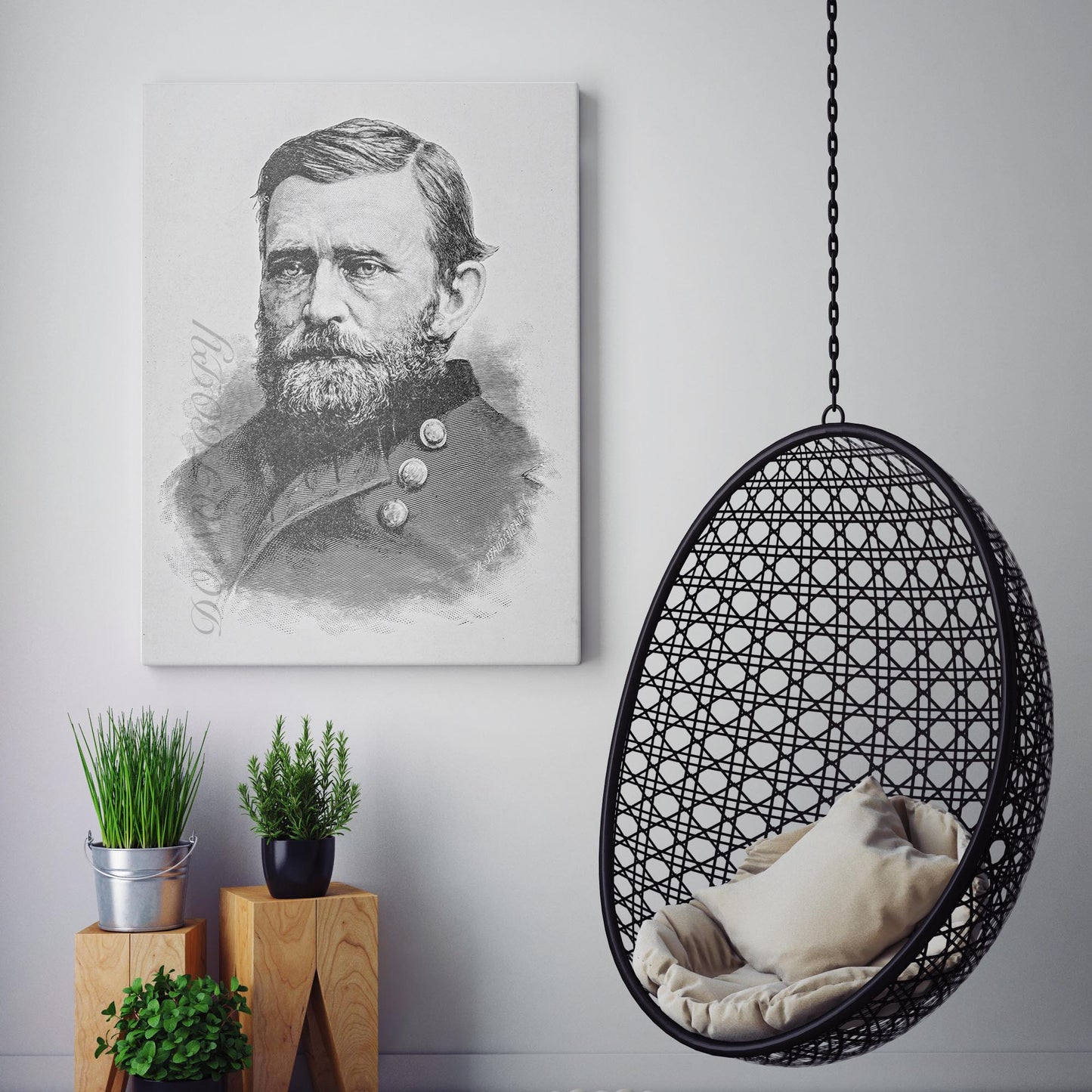 General Ulysses S. Grant Illustration