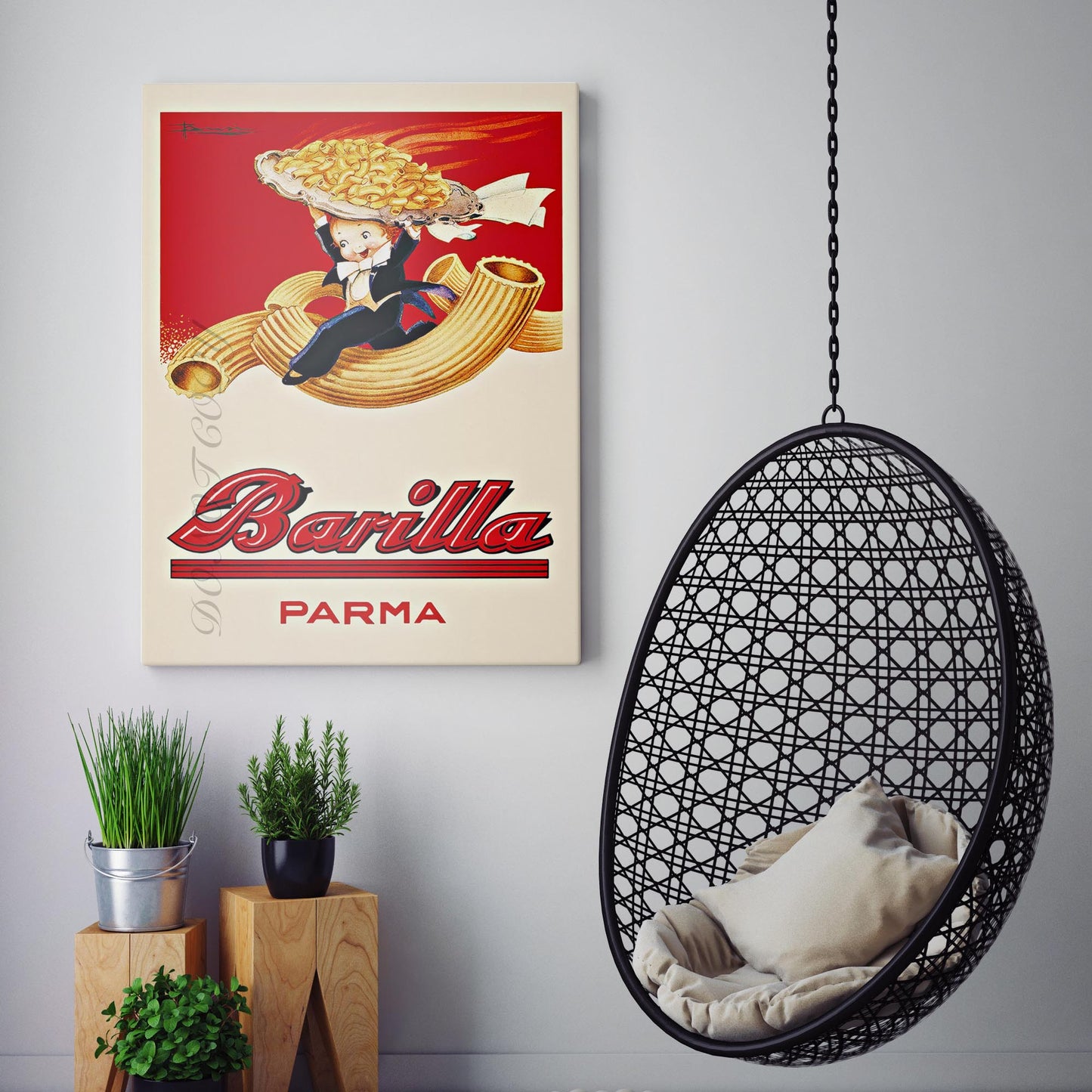 Barilla Parma Food & Drink Vintage Poster