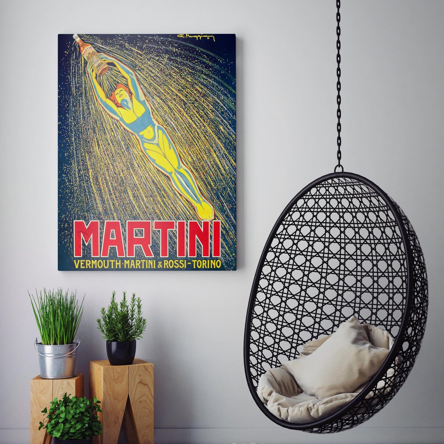 Martini Vermouth Vintage Poster