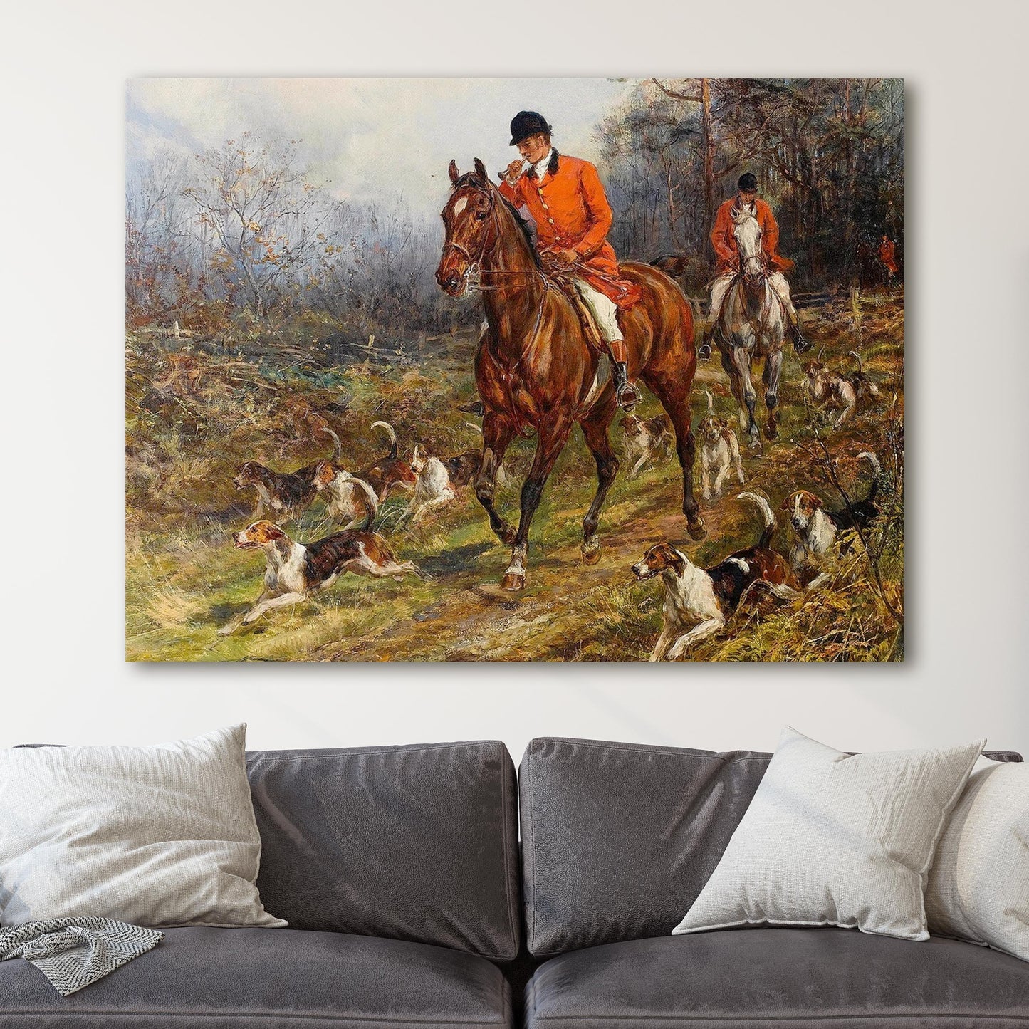 Horses and Hounds by Heywood Hardy