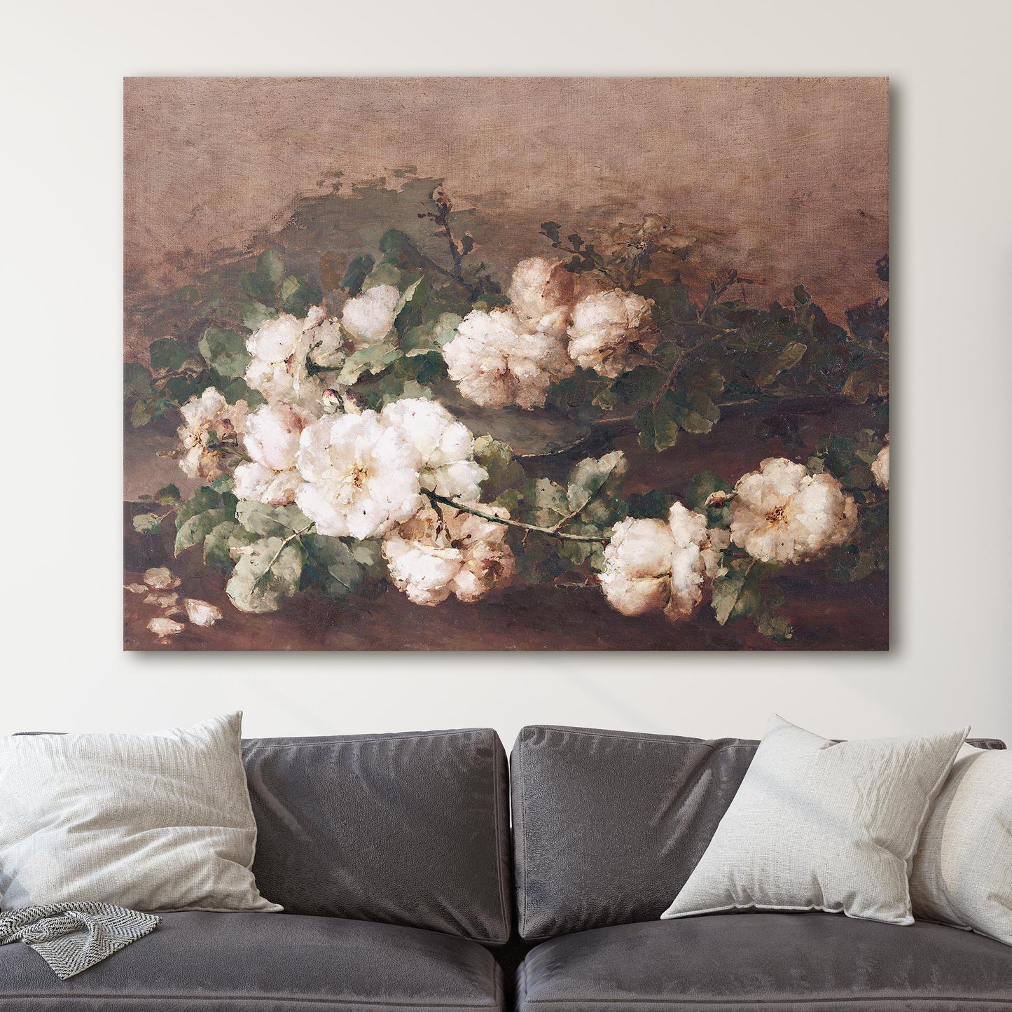 Still Life with Guitar and Roses by Marguerite Roosenboom