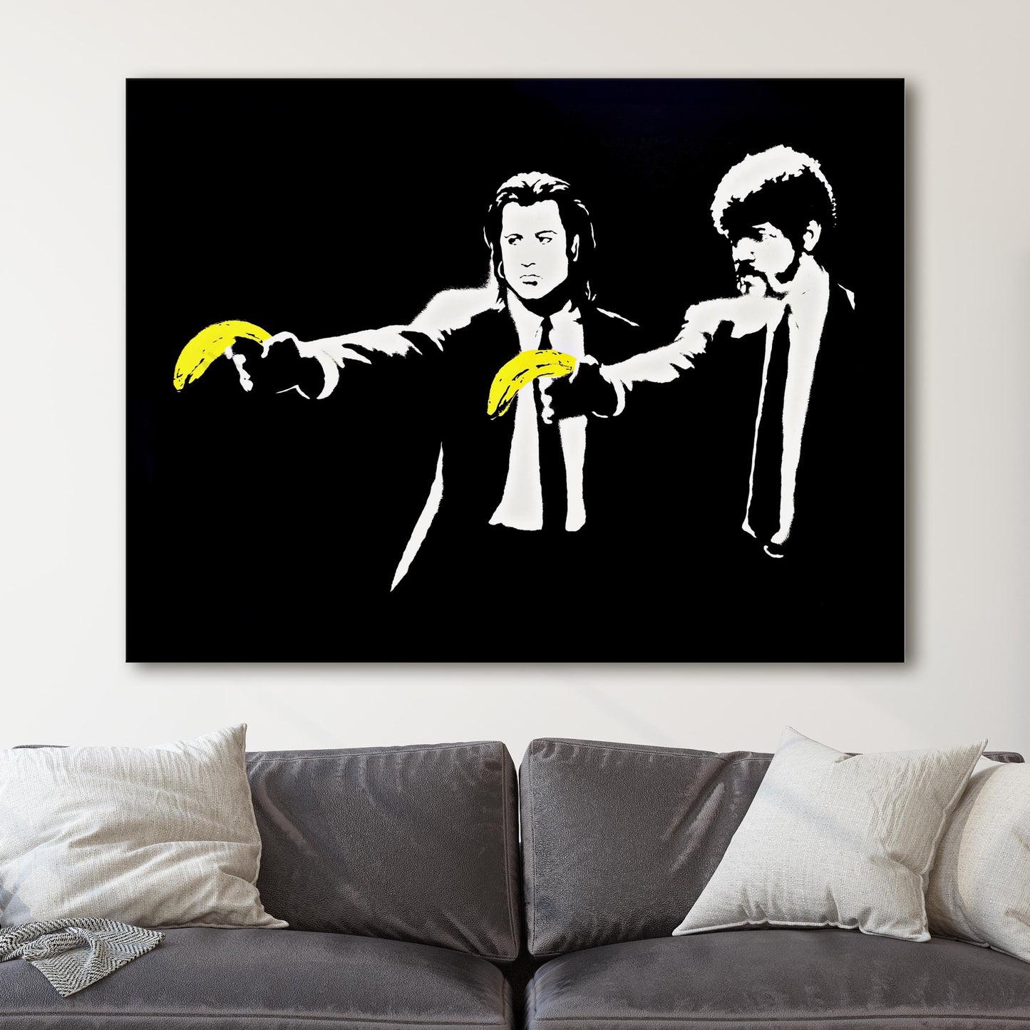 Pulp Fiction Bananas Banksy