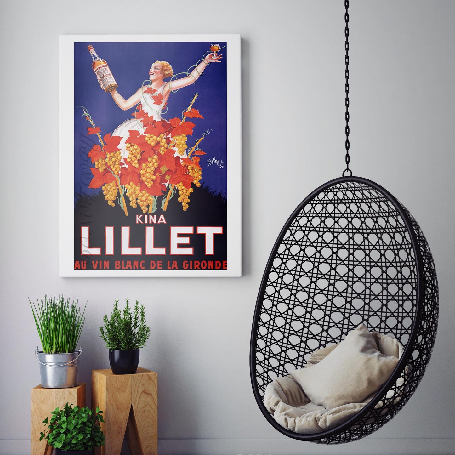 Kina Lillet (1937) Vintage Wine Poster by Robys