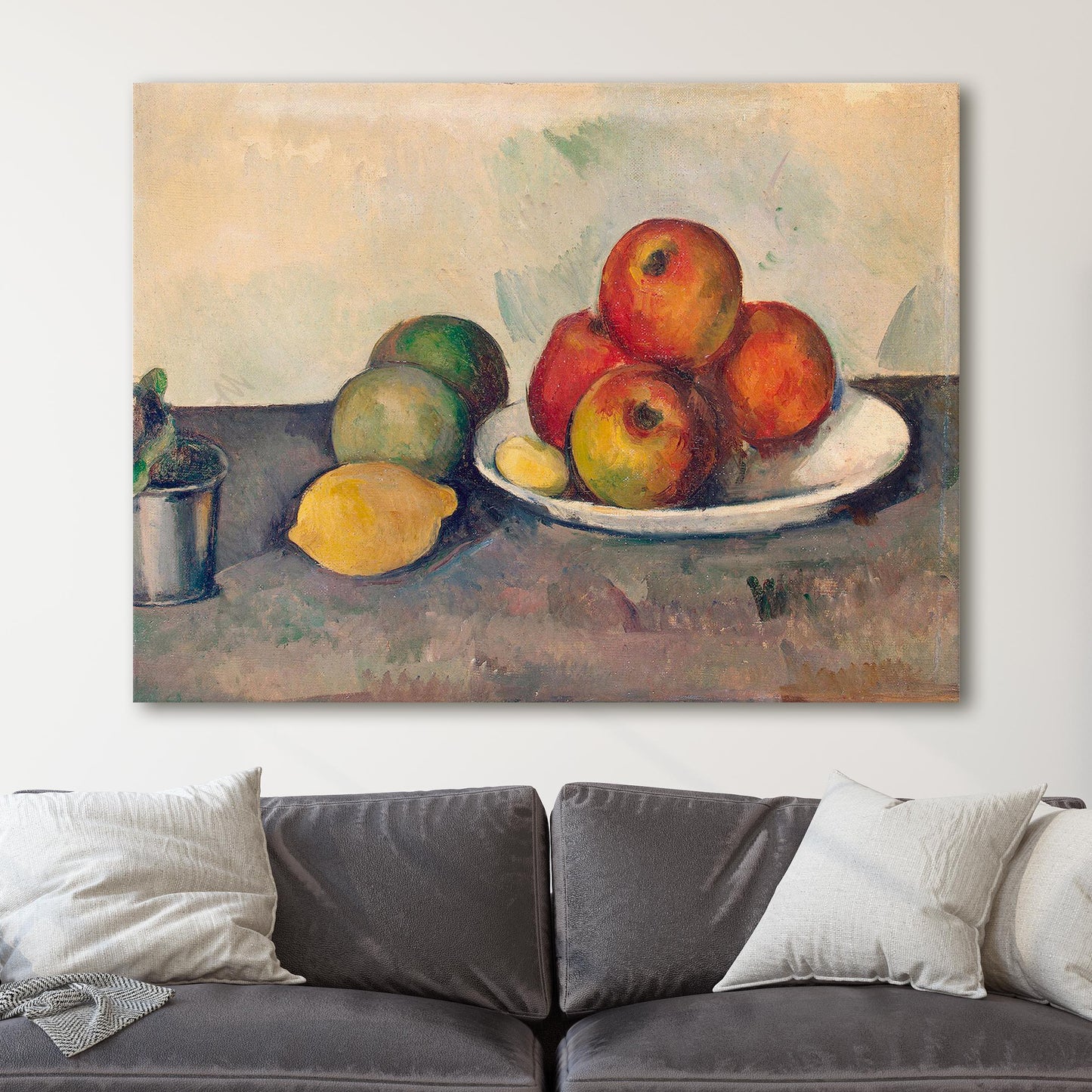 Still Life with Apples and Lemons by Paul Cezanne