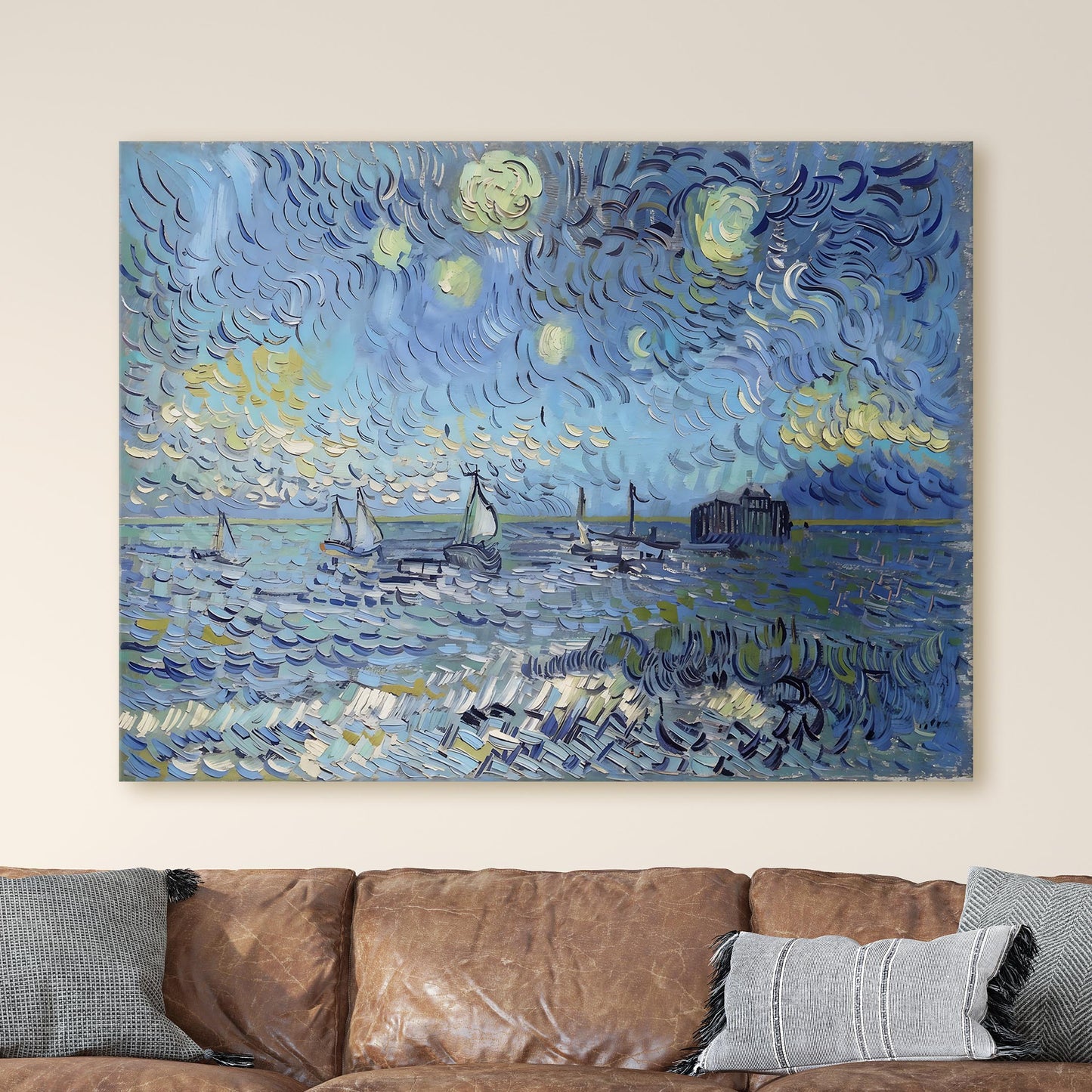 Seascape Van Gogh Style