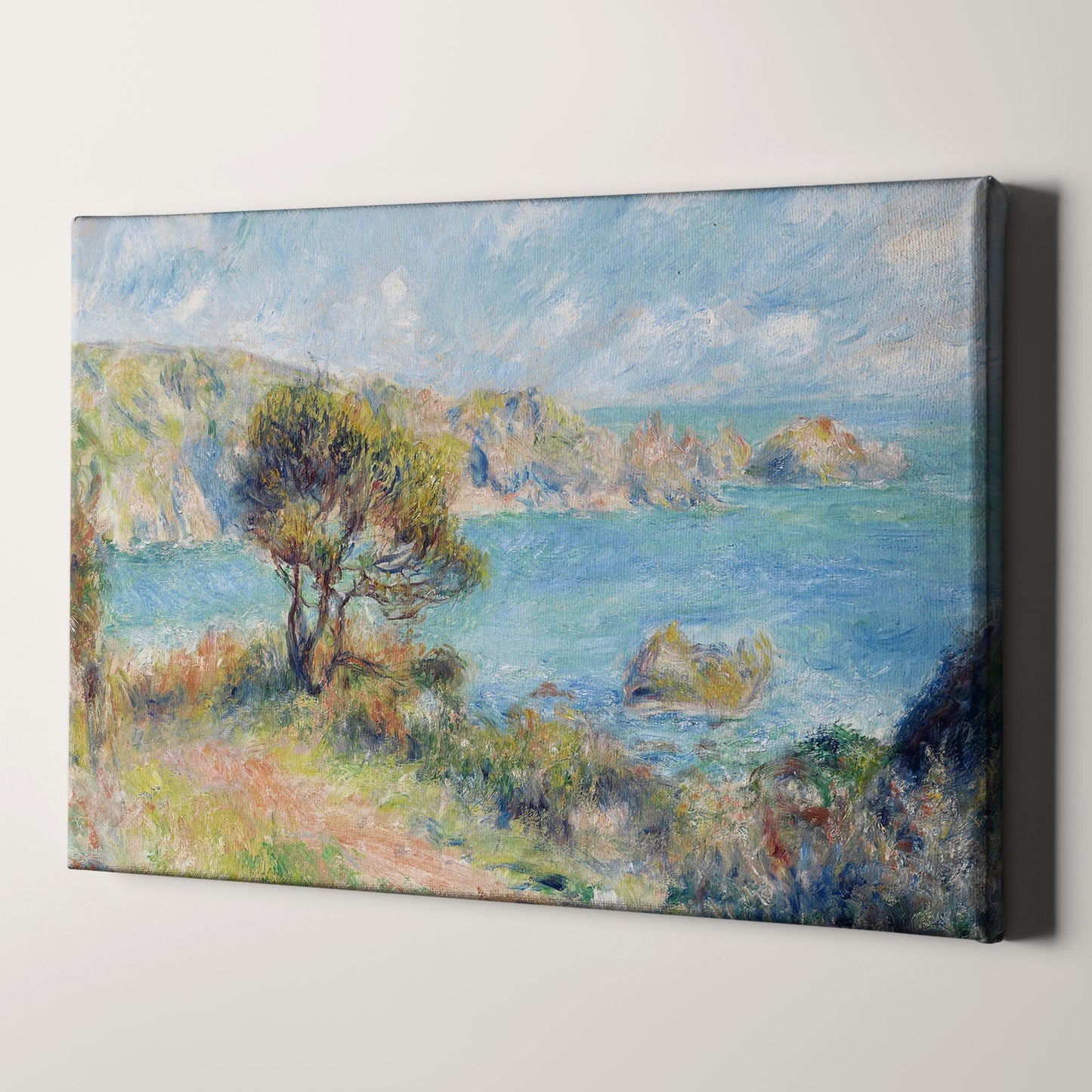 View at Guernsey (1883) by Pierre-Auguste Renoir