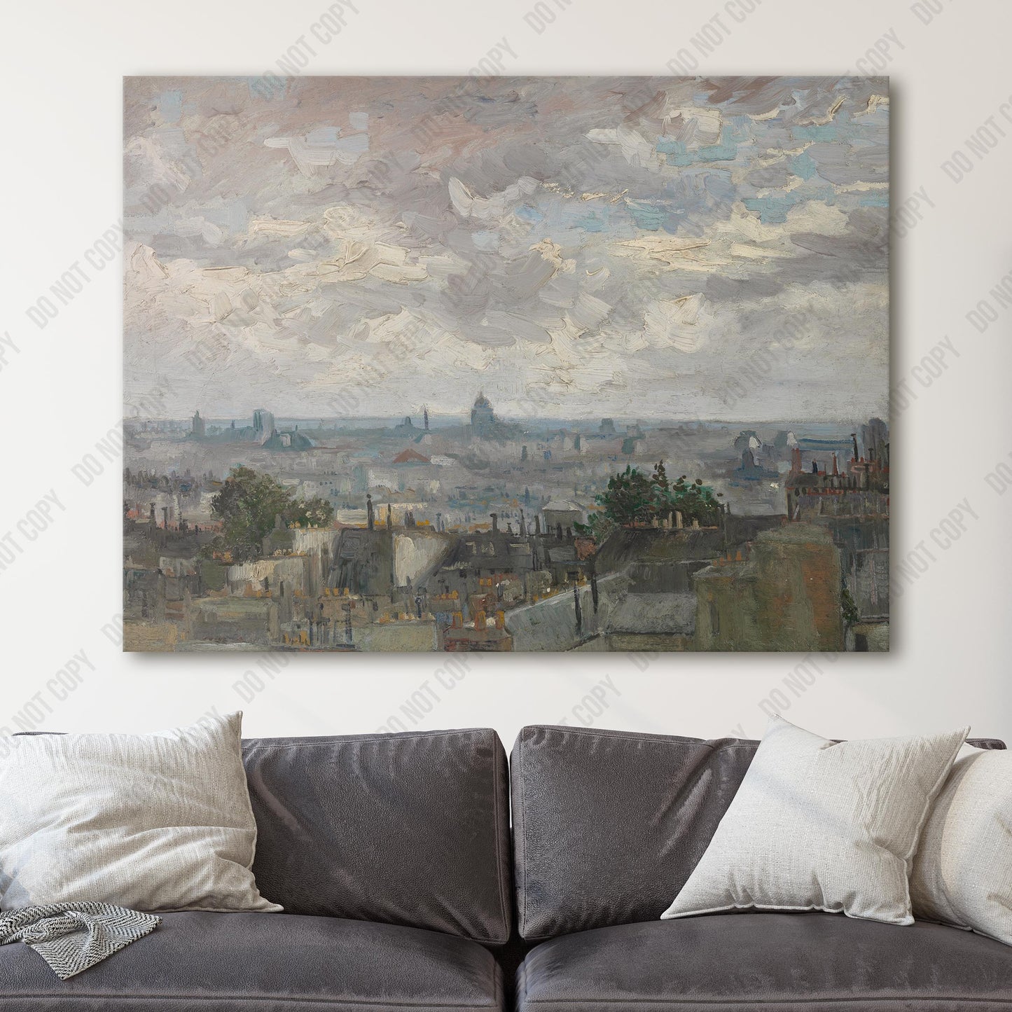 View of Paris (1886) by Van Gogh