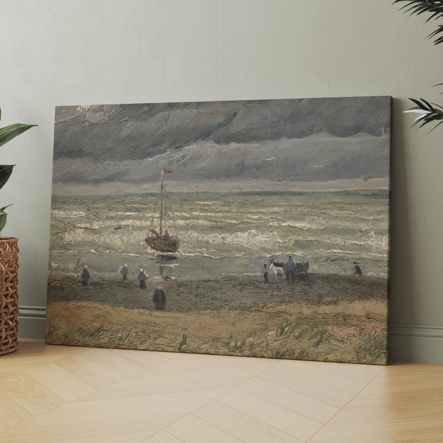 View of the Sea at Scheveningen (1882) by Van Gogh