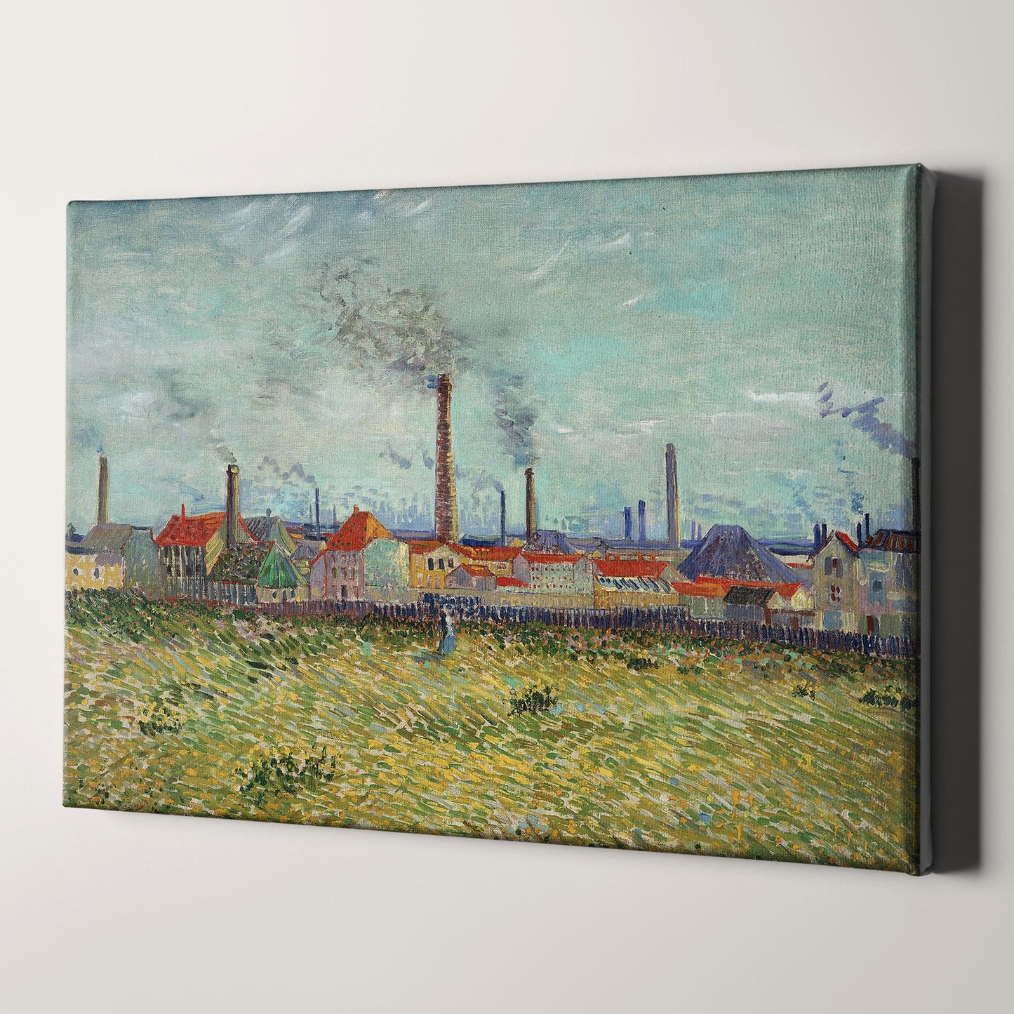 Factories at Clichy (1887) by Van Gogh