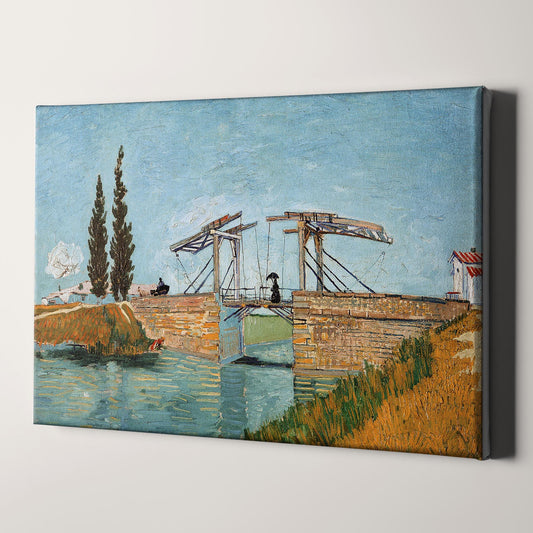 Langlois Bridge at Arles (1888) by Van Gogh