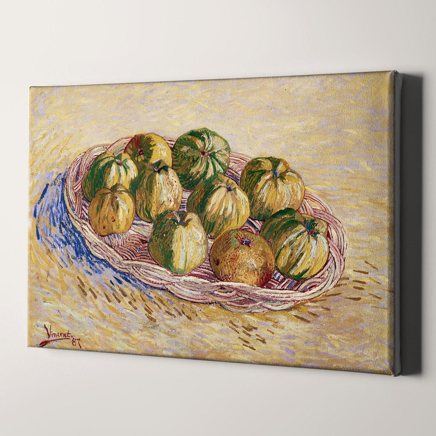 Still Life, Basket of Apples (1887) by Van Gogh