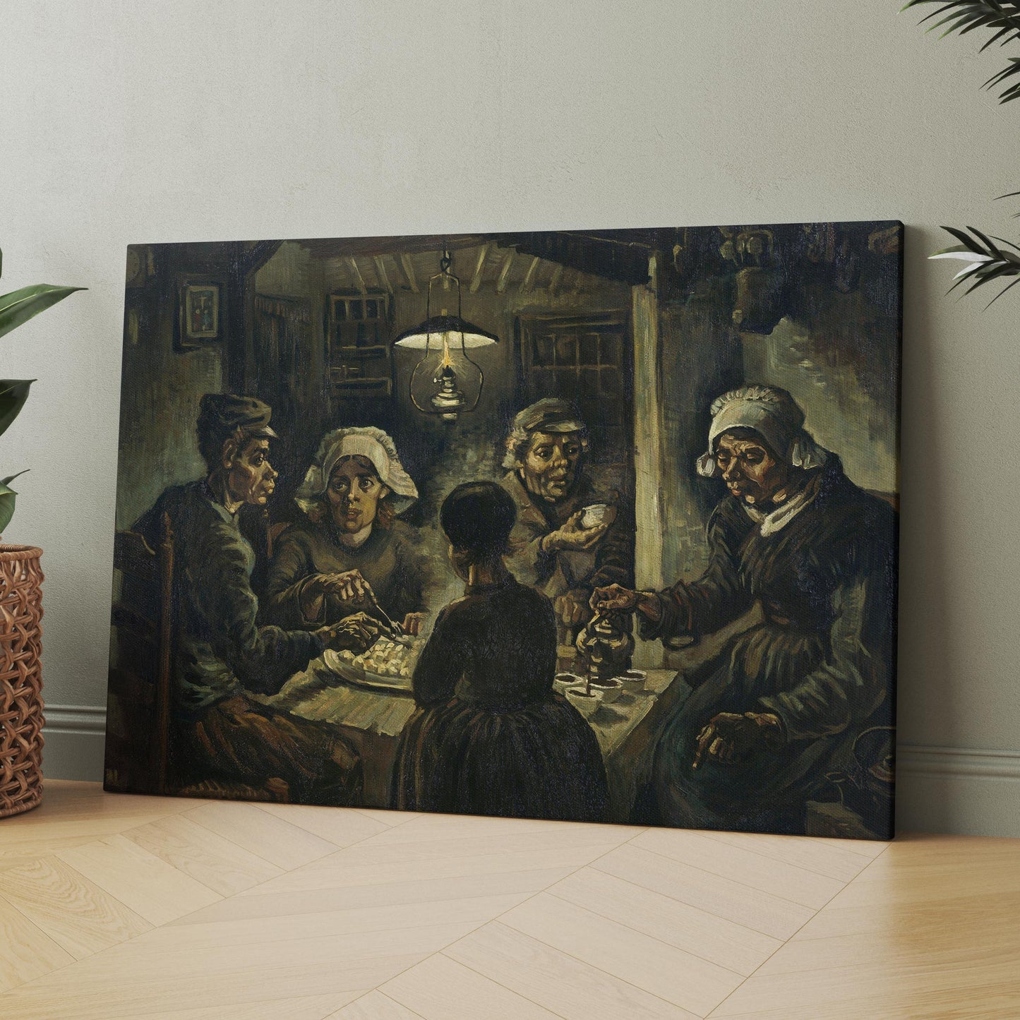 The Potato Eaters (1885) by Van Gogh