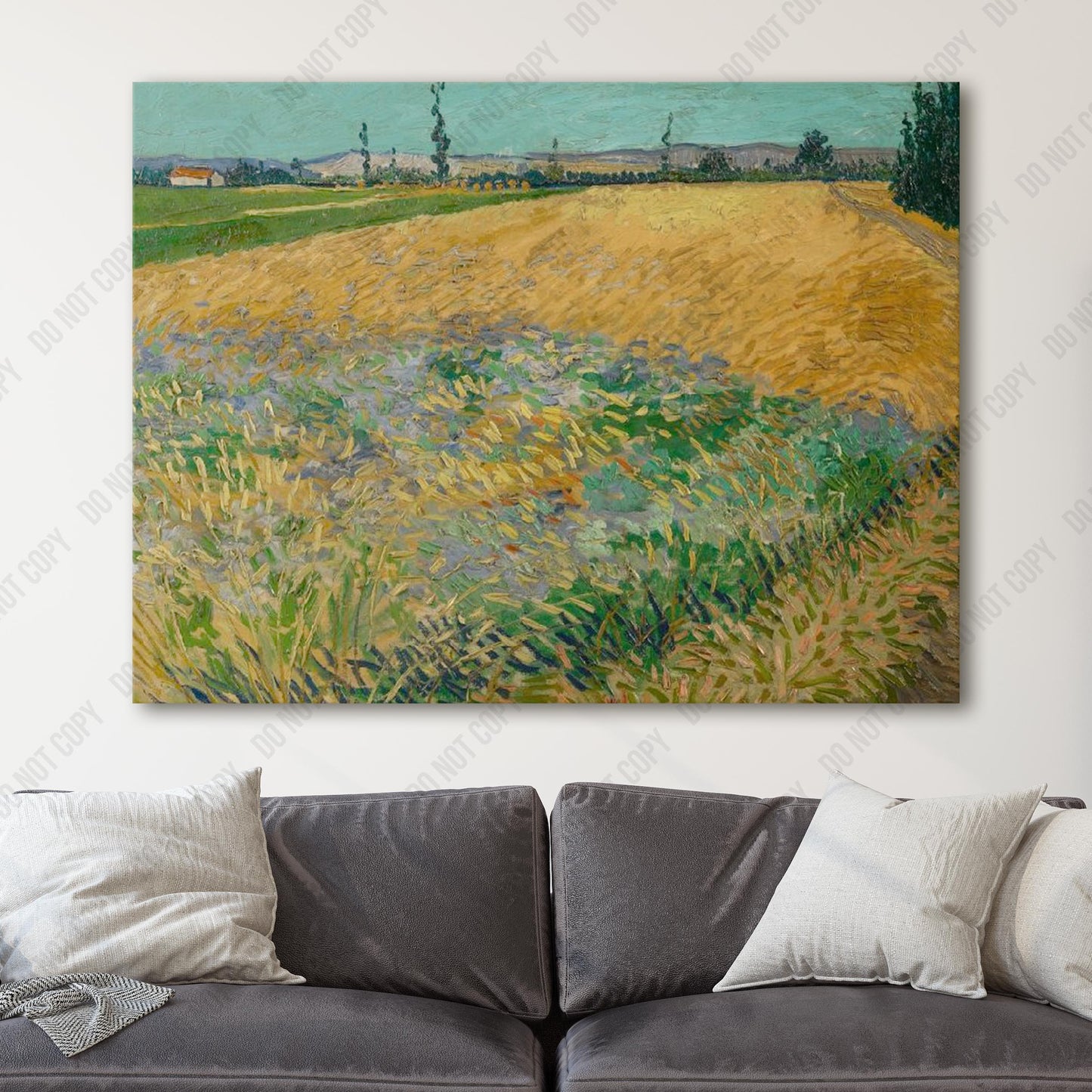 Wheatfield (1888) by Van Gogh