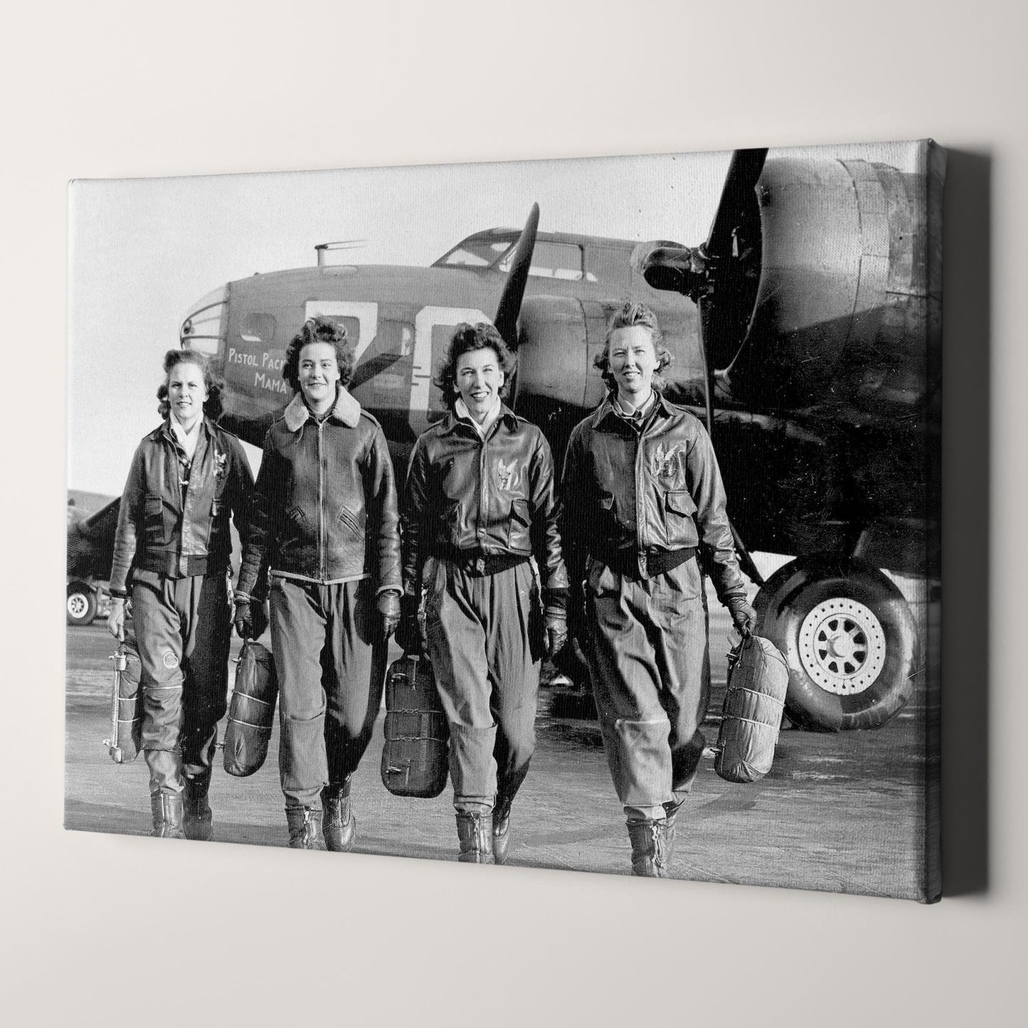 Women USAF Service Pilots WWII US Military B17 Flying Fortress