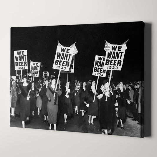 Women Want Beer Protest - Prohibition 1920s