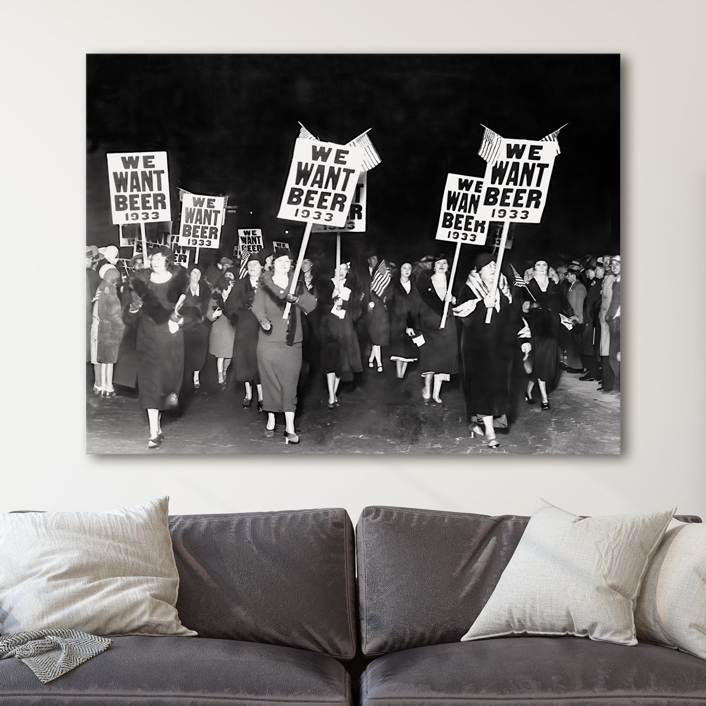 Women Want Beer Protest - Prohibition 1920s