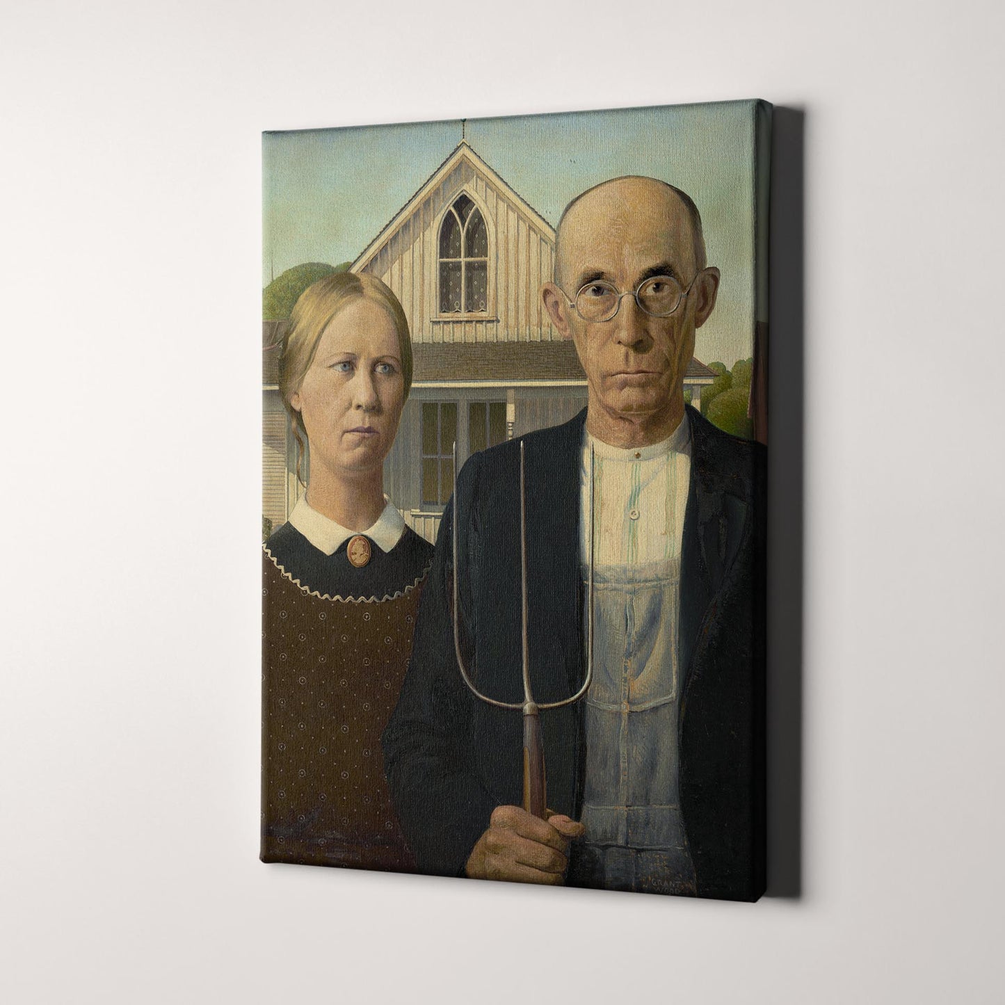 American Gothic by Grant Wood