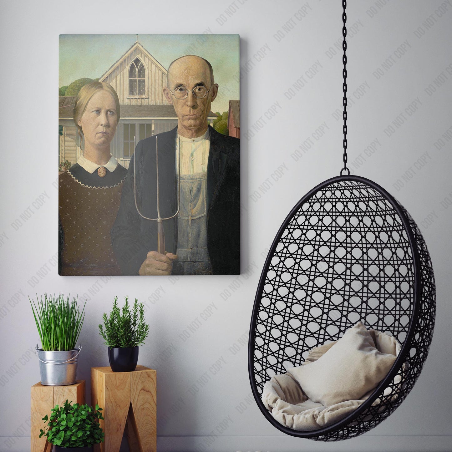 American Gothic by Grant Wood