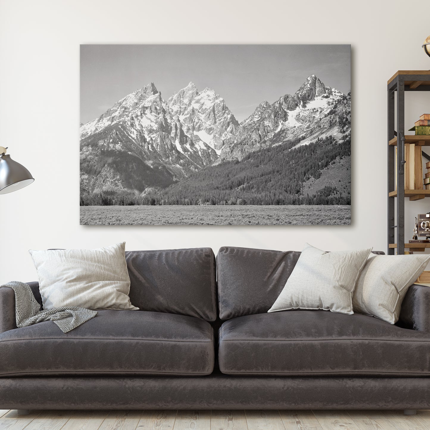 Ansel Adams Grand Teton National Park Mountain Landscape