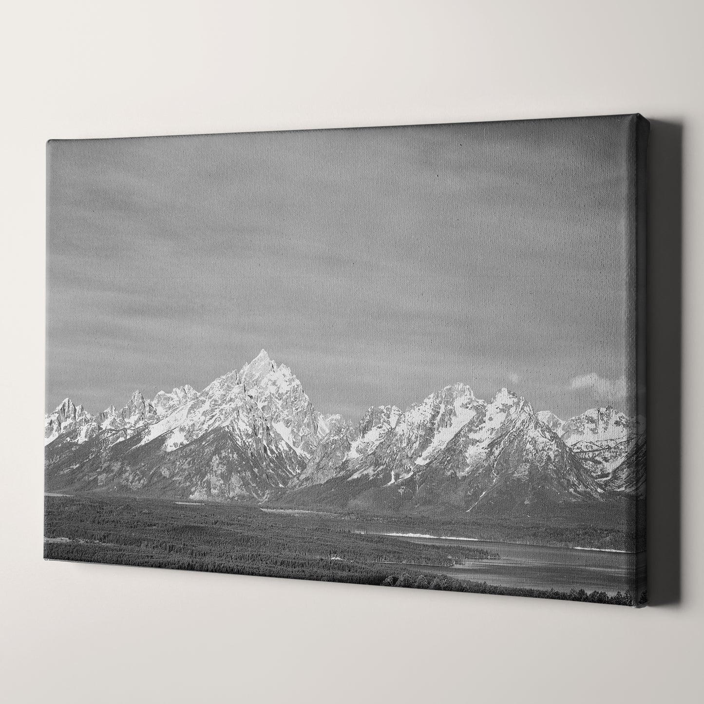 Ansel Adams Tetons from Signal Valley