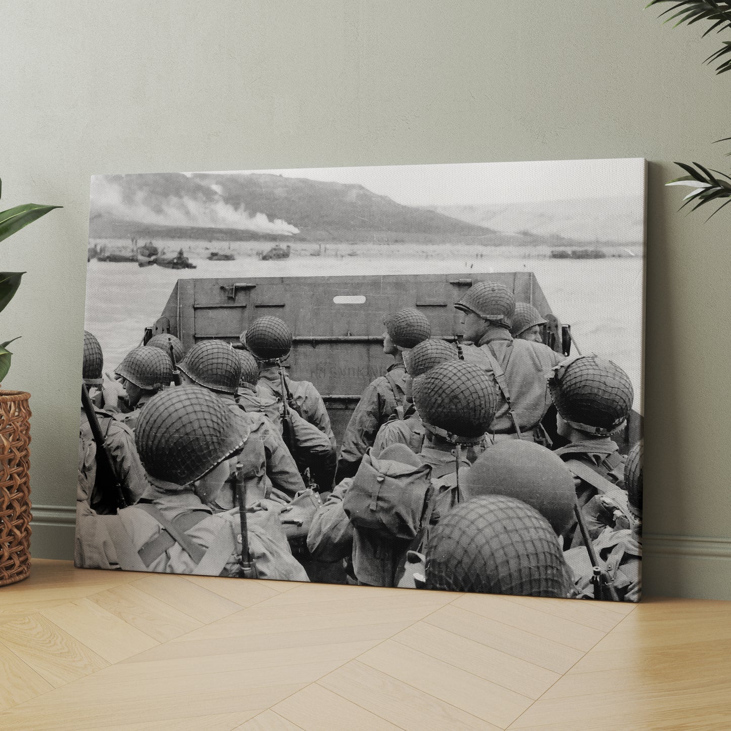 Approaching Omaha Beach D Day