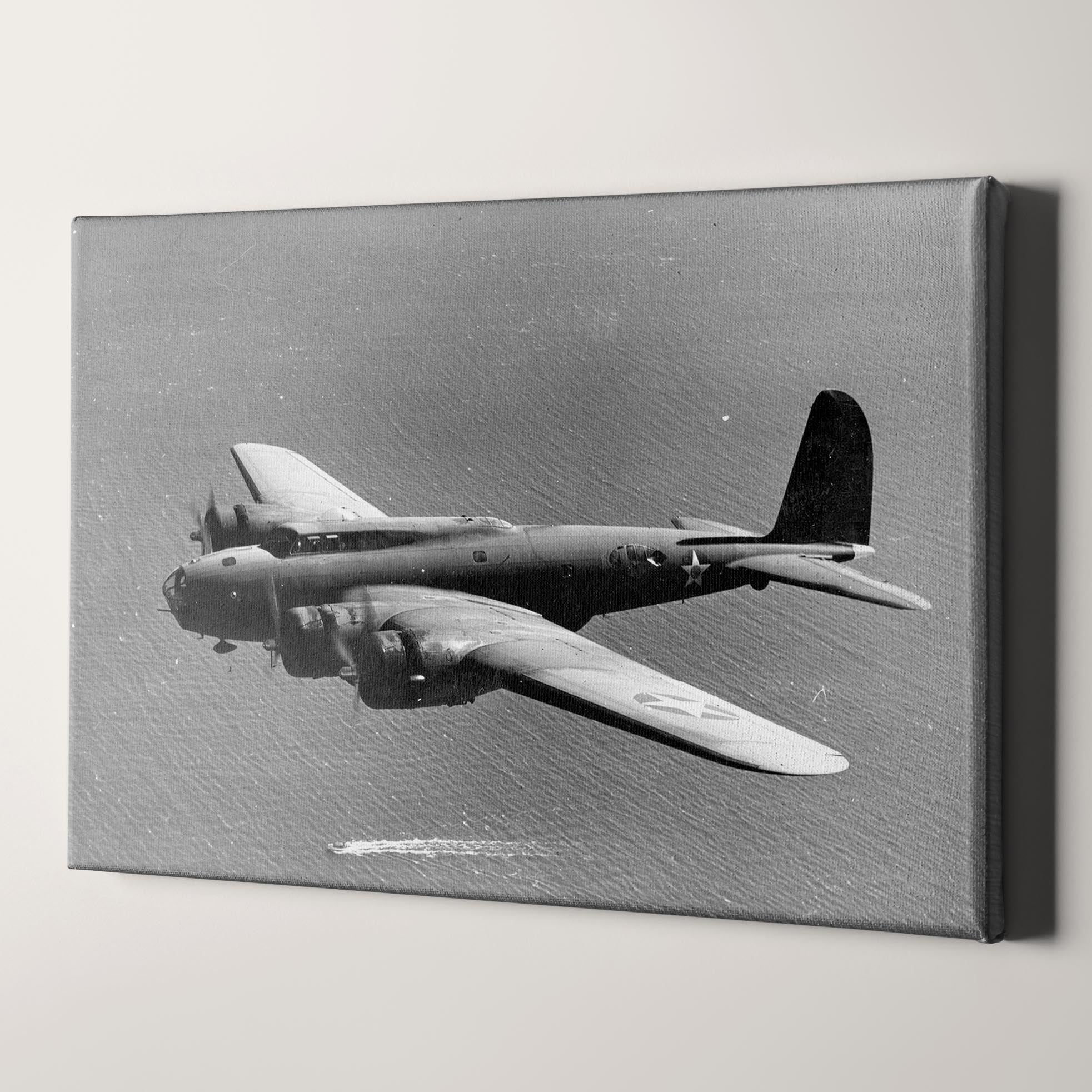 B17 Bomber Airplane World War Two Canvas Wall Art Prints – Big Canvas ...