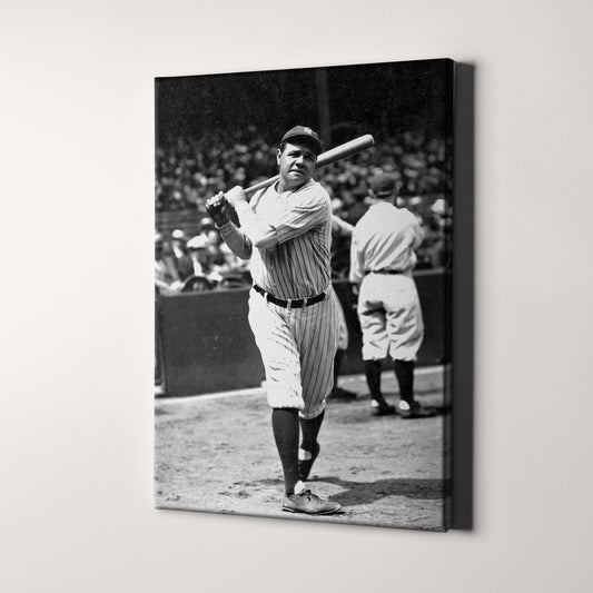 Babe Ruth At Bat