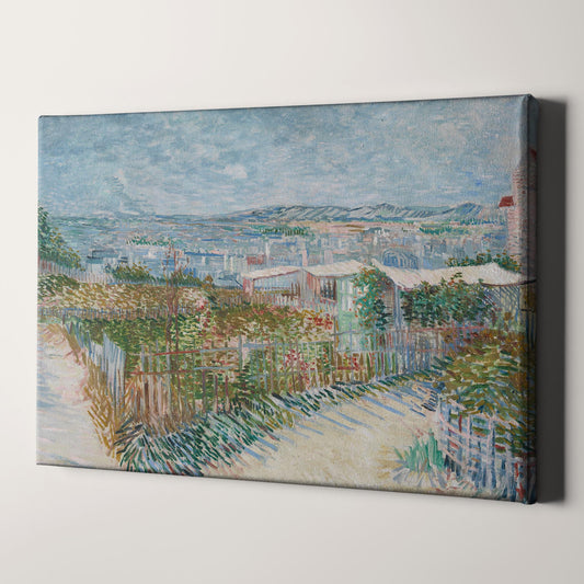 Montmartre: Behind the Moulin de la Galette (1887) by Van Gogh