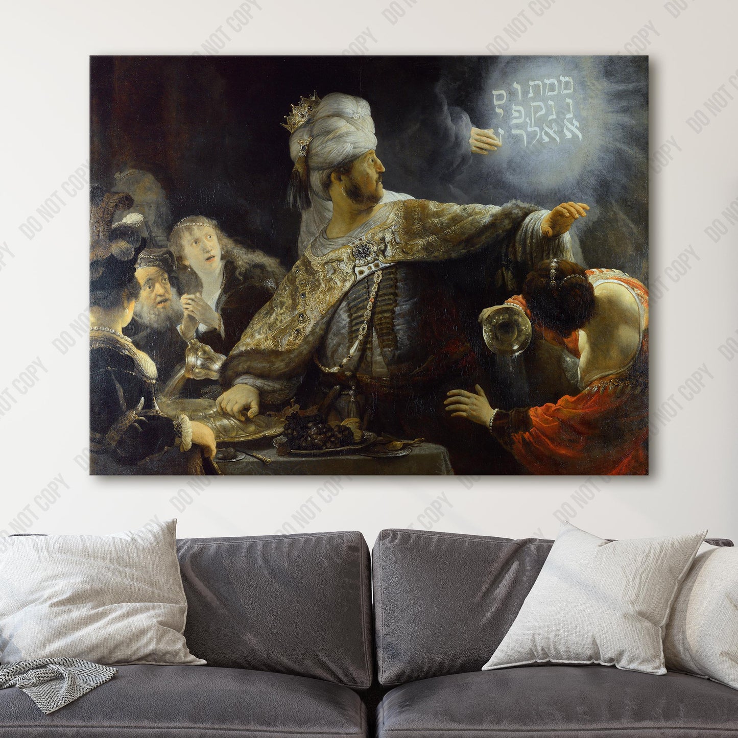 Belshazzar's Feast by Rembrandt