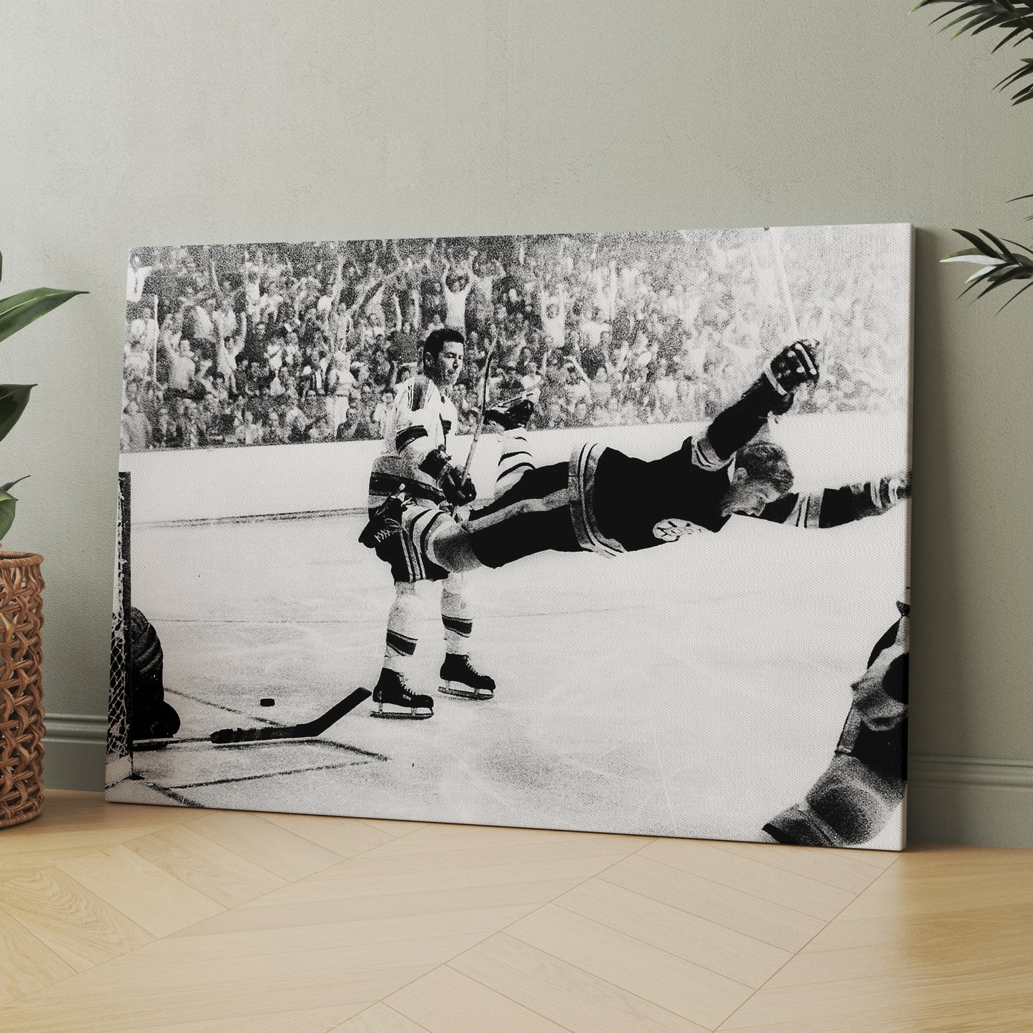 Bobby Orr Flying Goal